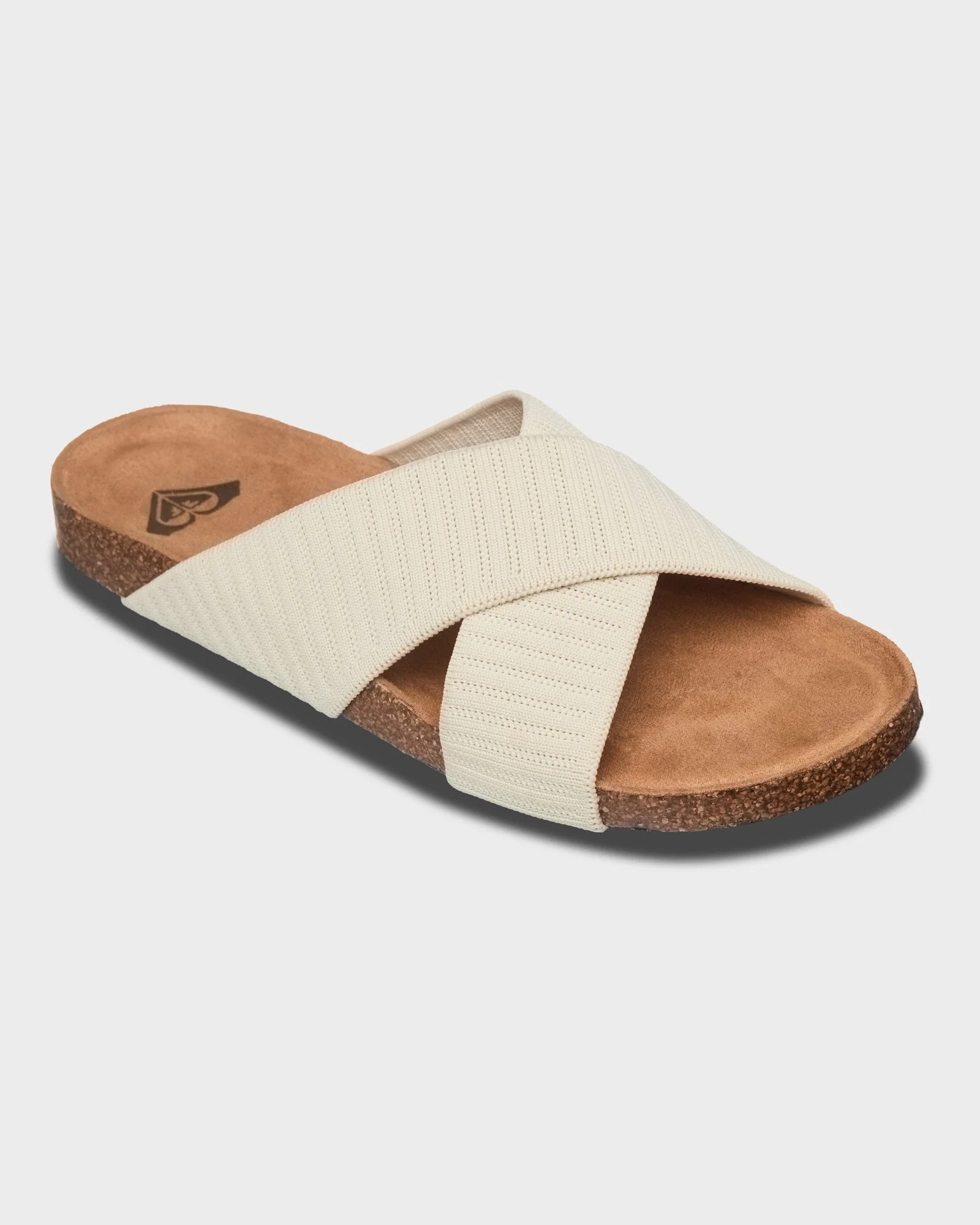 Womens Mannane Crossed Slides - Image 2