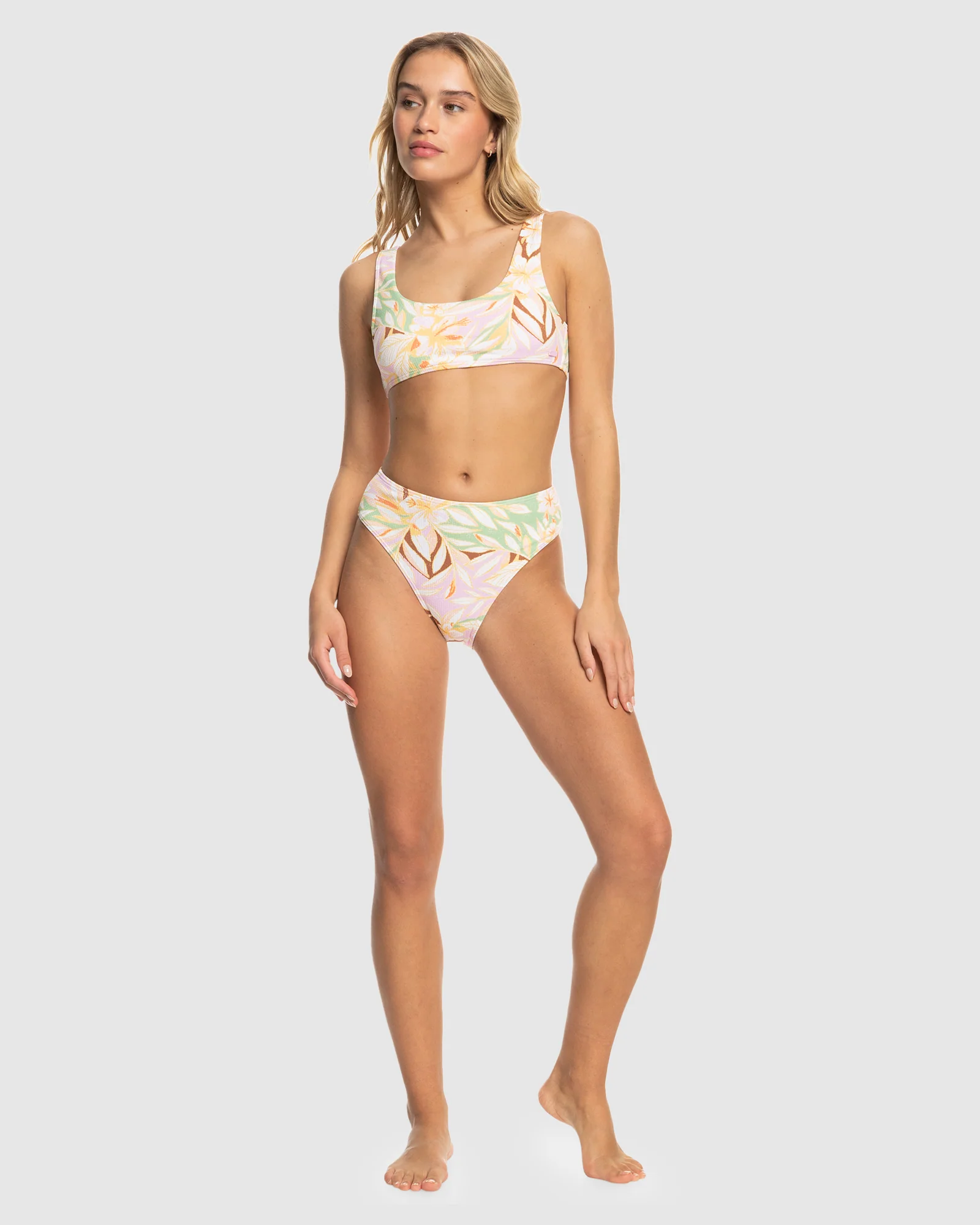 Womens Meadow Flowers Bralette Bikini Top - Image 4