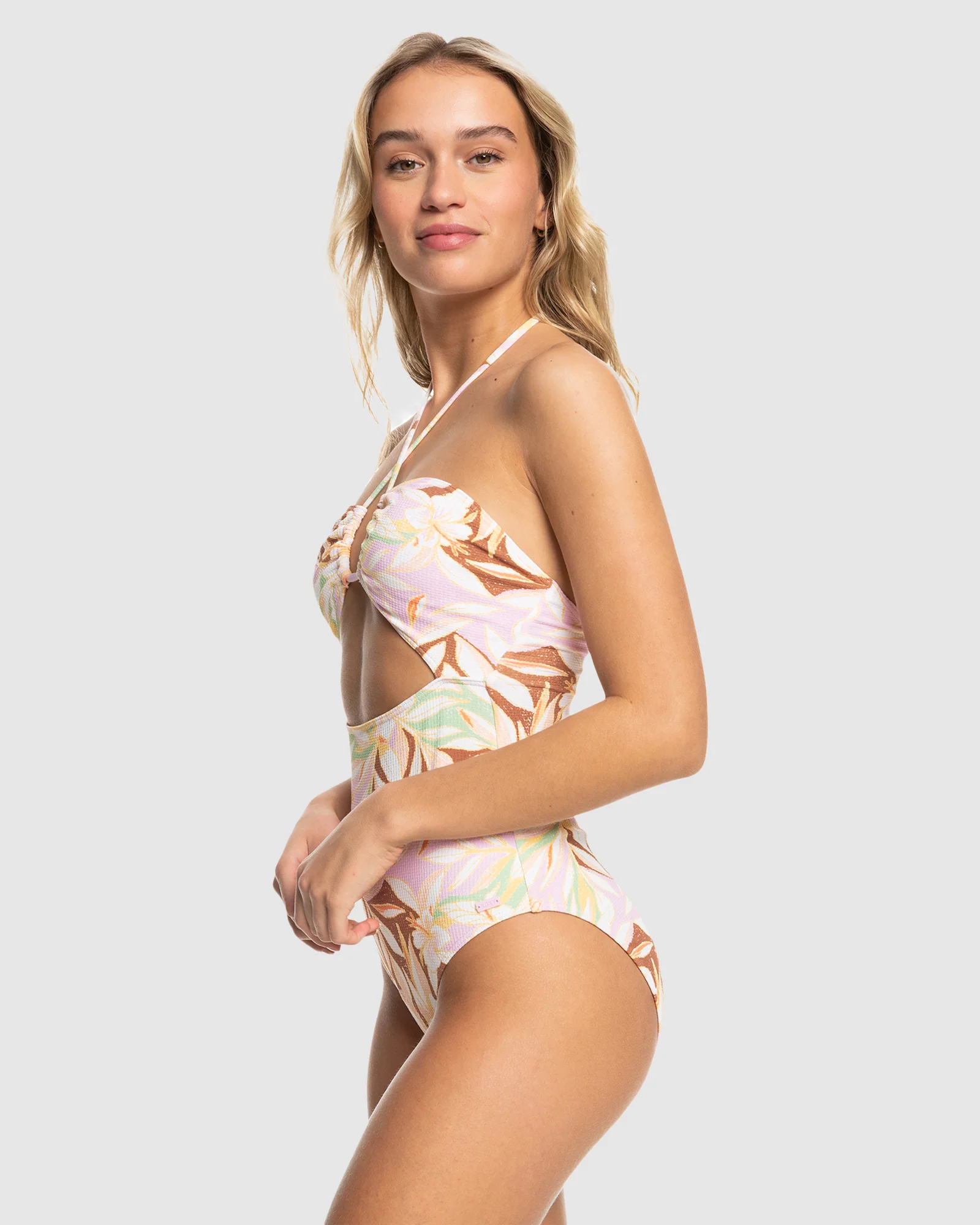Womens Meadow Flowers Fashion One Piece Swimsuit - Image 2