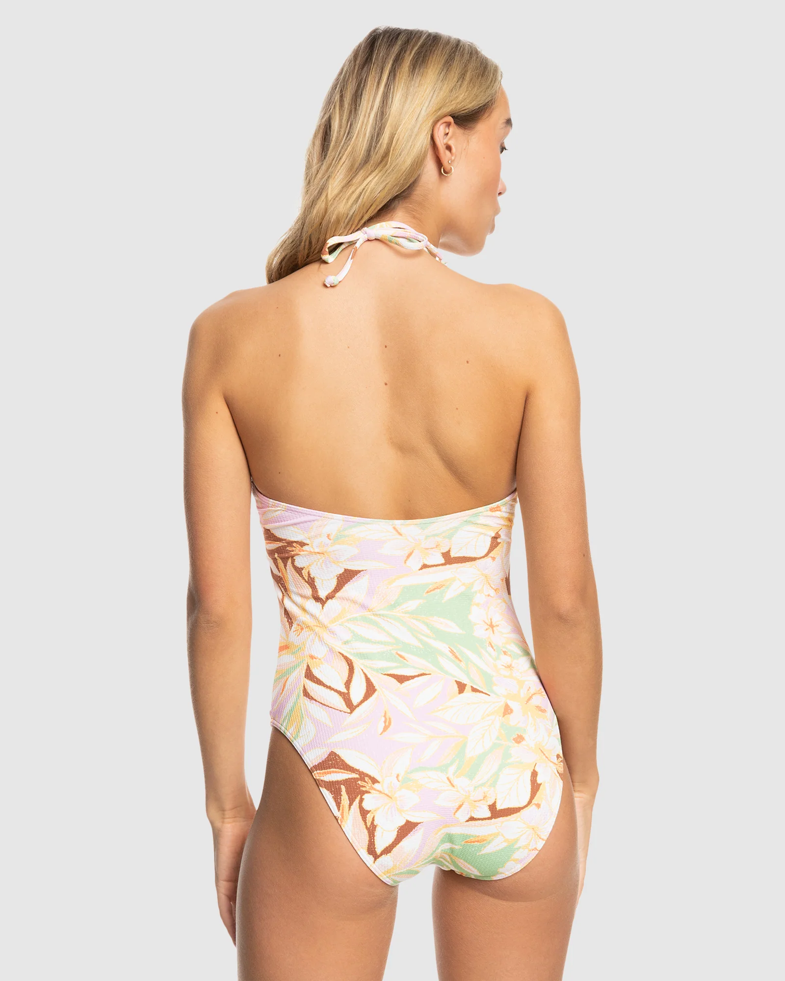Womens Meadow Flowers Fashion One Piece Swimsuit - Image 3
