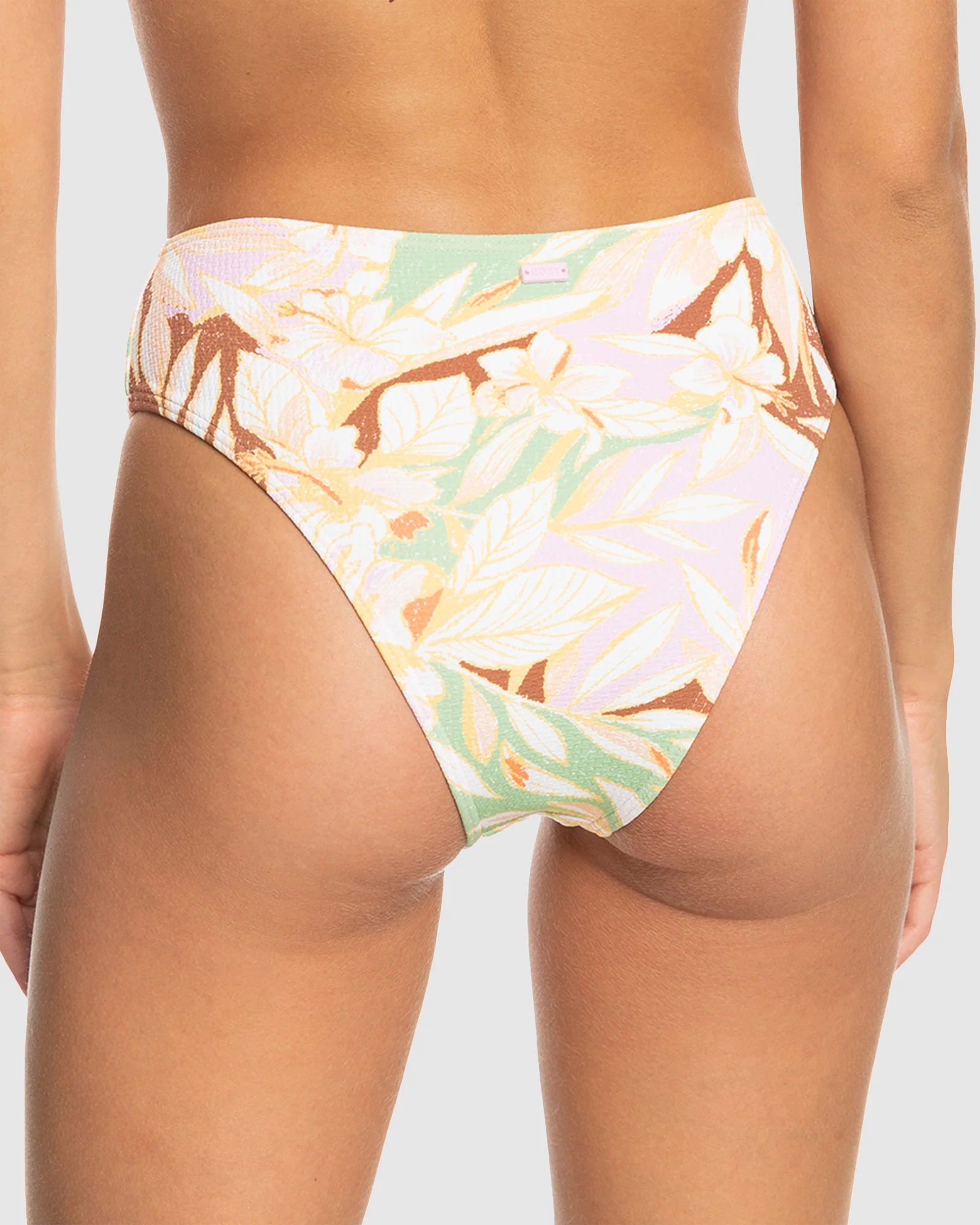Womens Meadow Flowers Midwaist Mod Bikini Bottom - Image 3