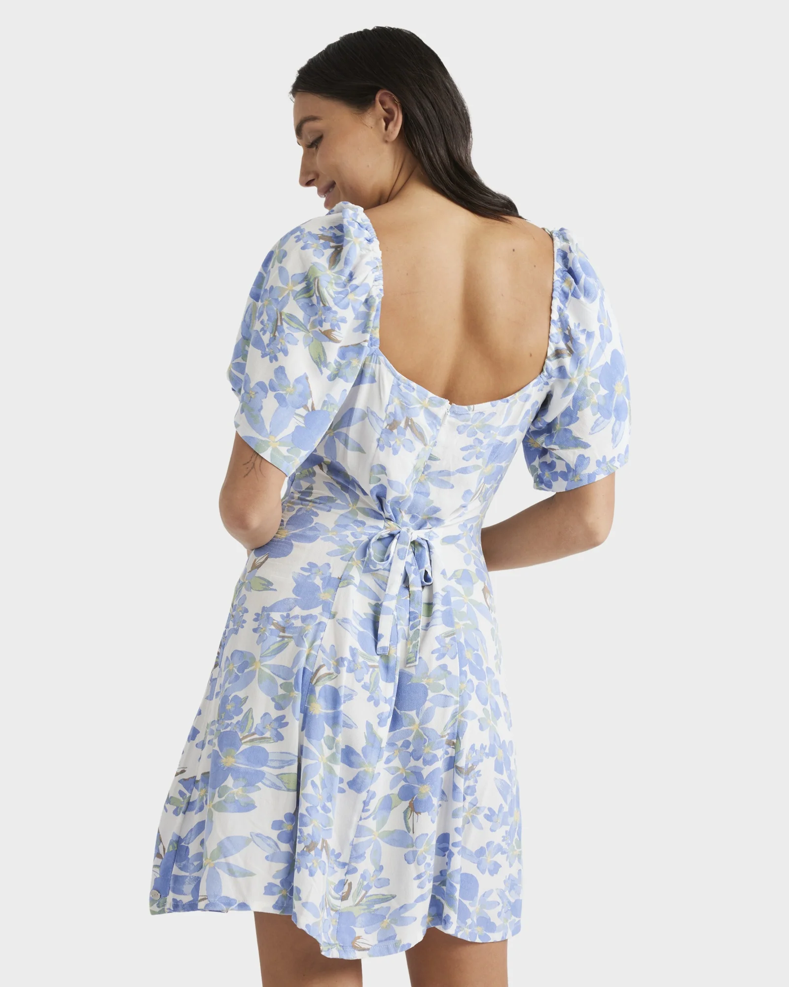 Womens Mercado Mini Crepe Dress - Image 3