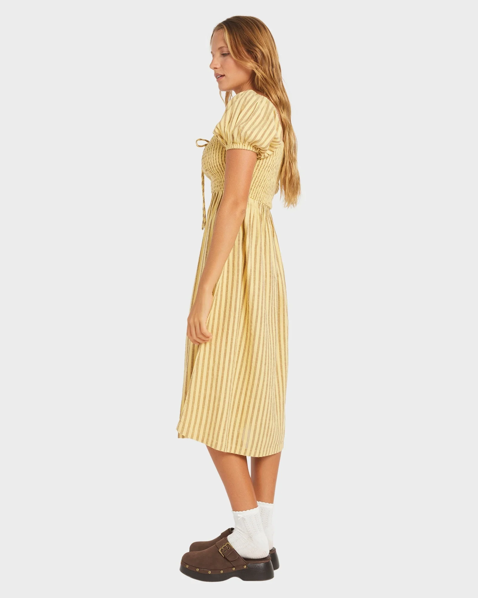 Womens Mercado Stripe Midi Dress - Image 3
