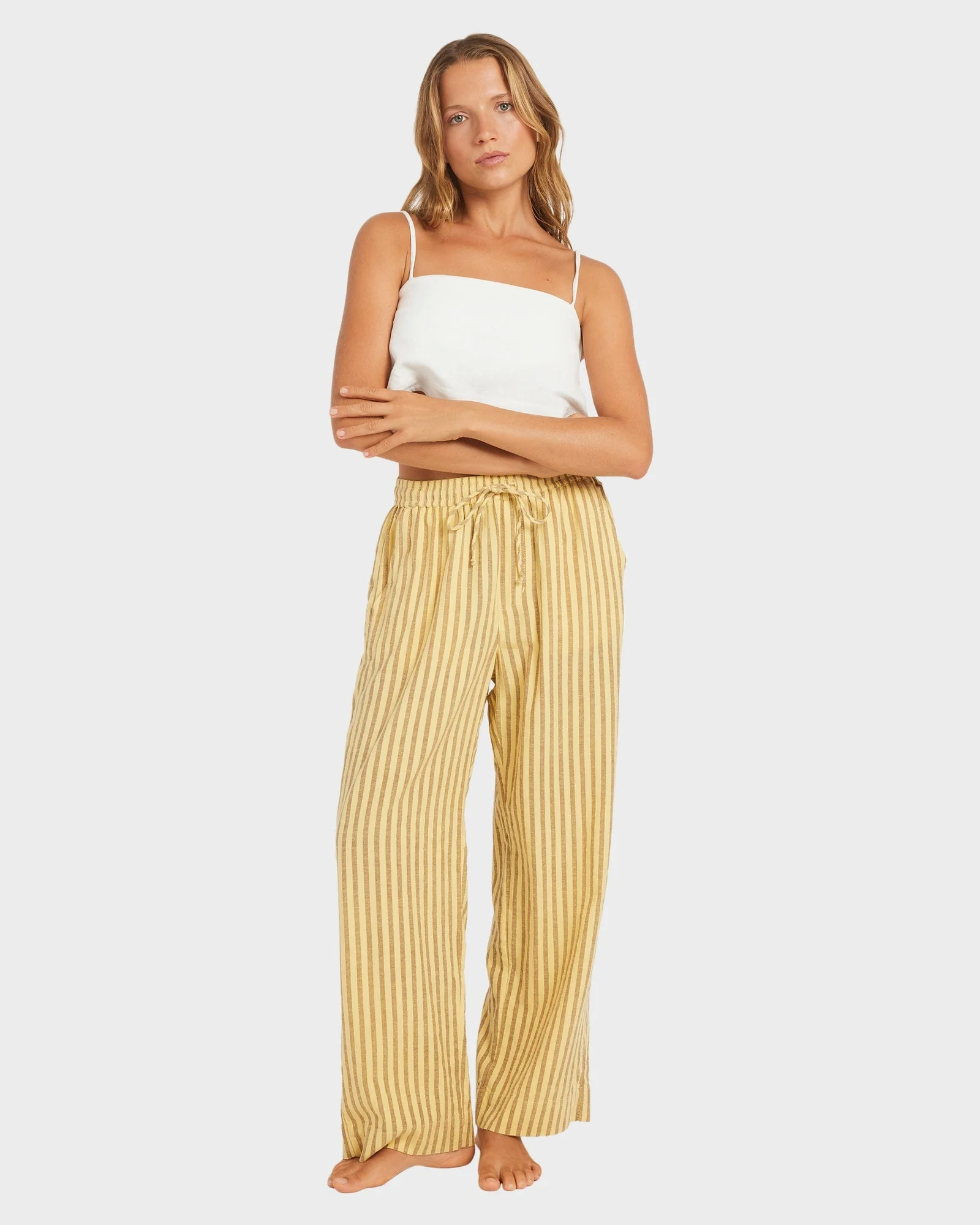 Womens Mercado Stripe Pants - Image 2
