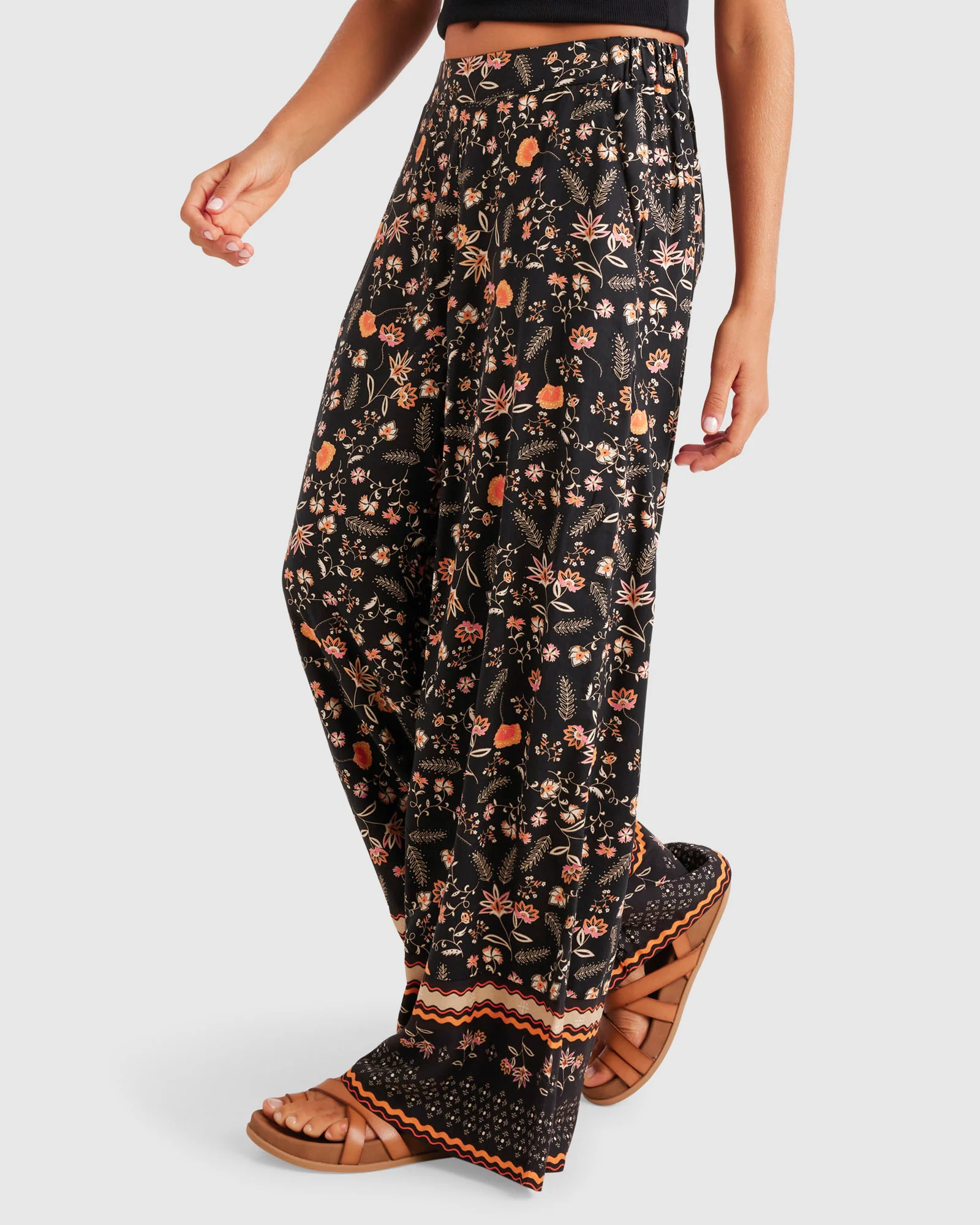 Womens Midnight Avenue Border Pants - Image 2