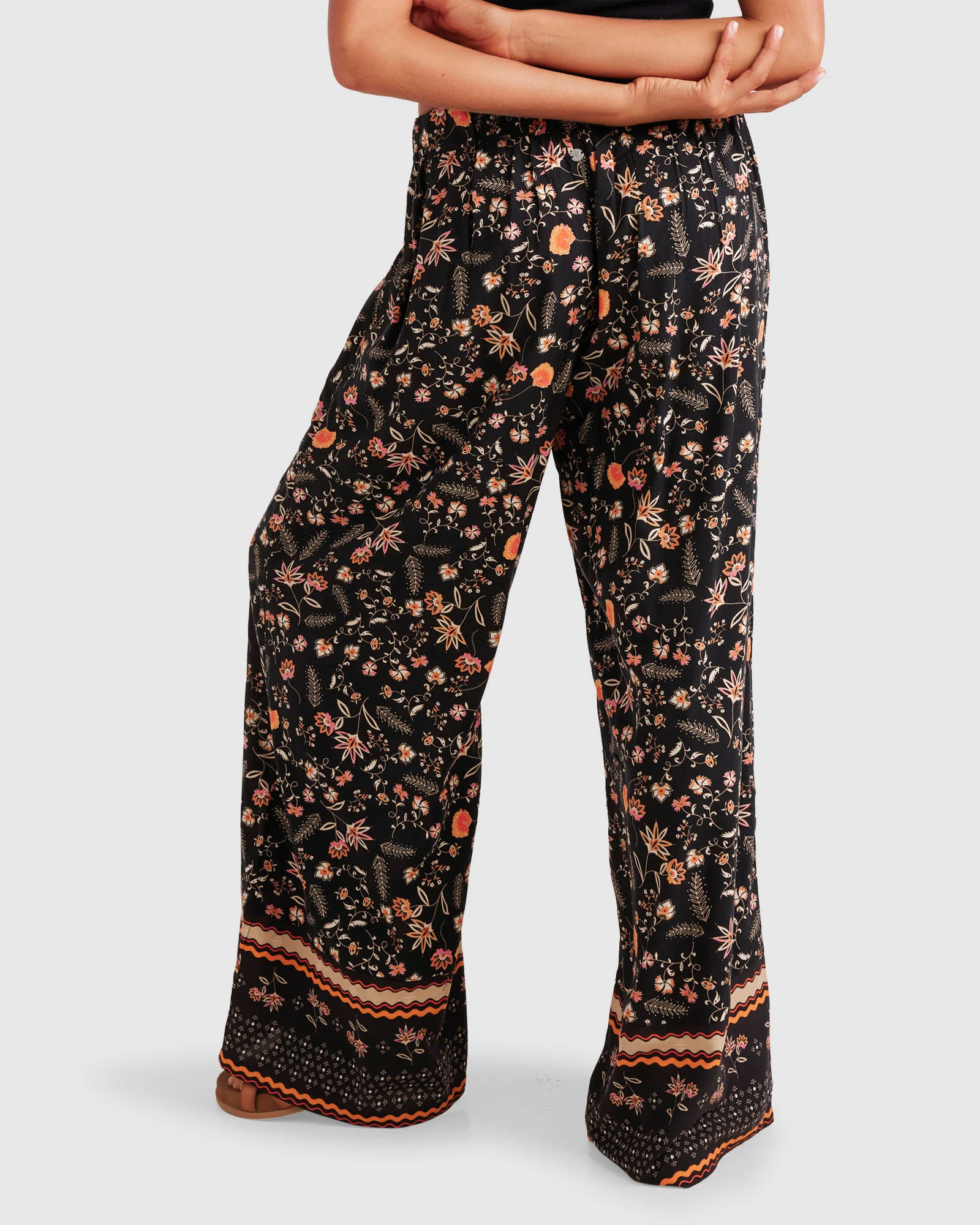 Womens Midnight Avenue Border Pants - Image 3