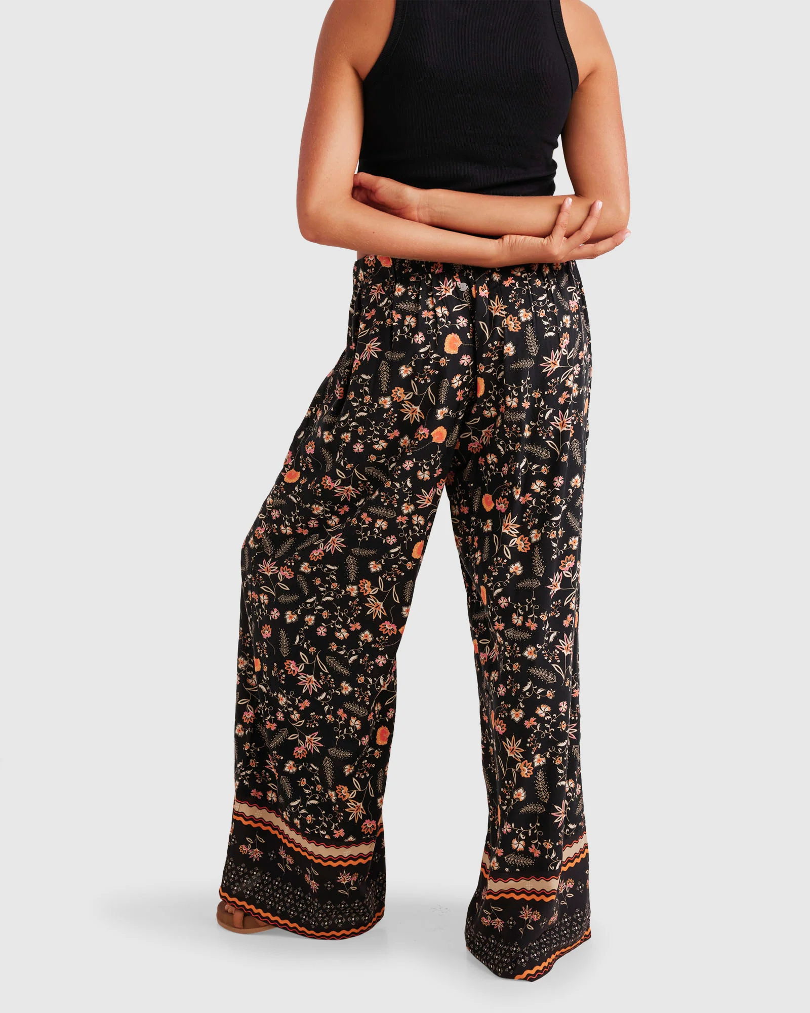 Womens Midnight Avenue Border Pants - Image 6