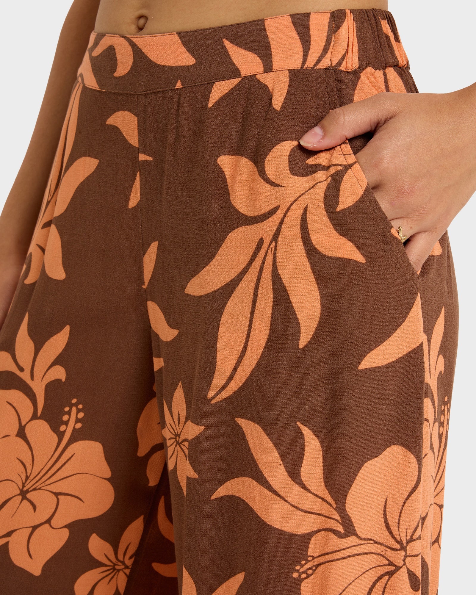 Womens Midnight Avenue Crepe Beach Pants - Image 4