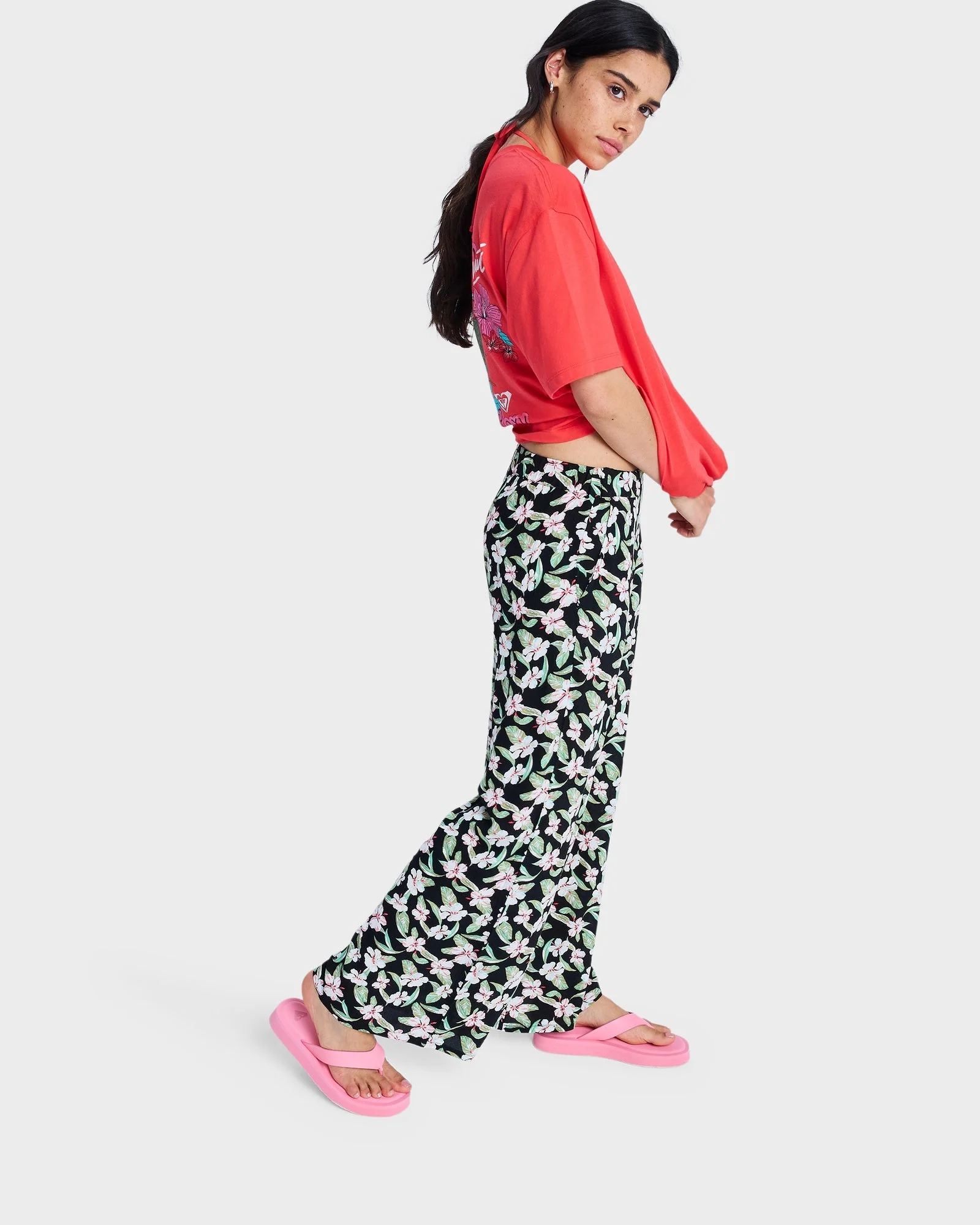 Womens Midnight Avenue Crepe Pants - Image 4