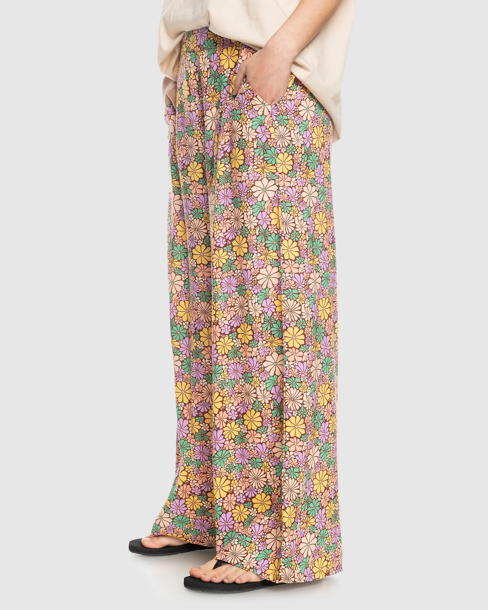 Womens Midnight Avenue Elasticated Waist Trousers - Image 2