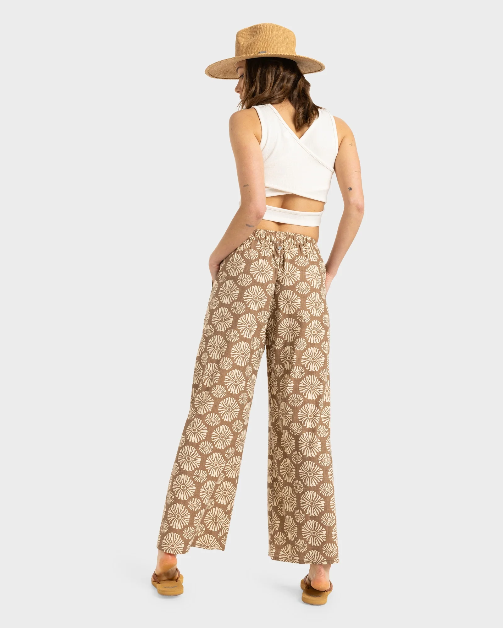 Womens Midnight Avenue Slub Pants - Image 3