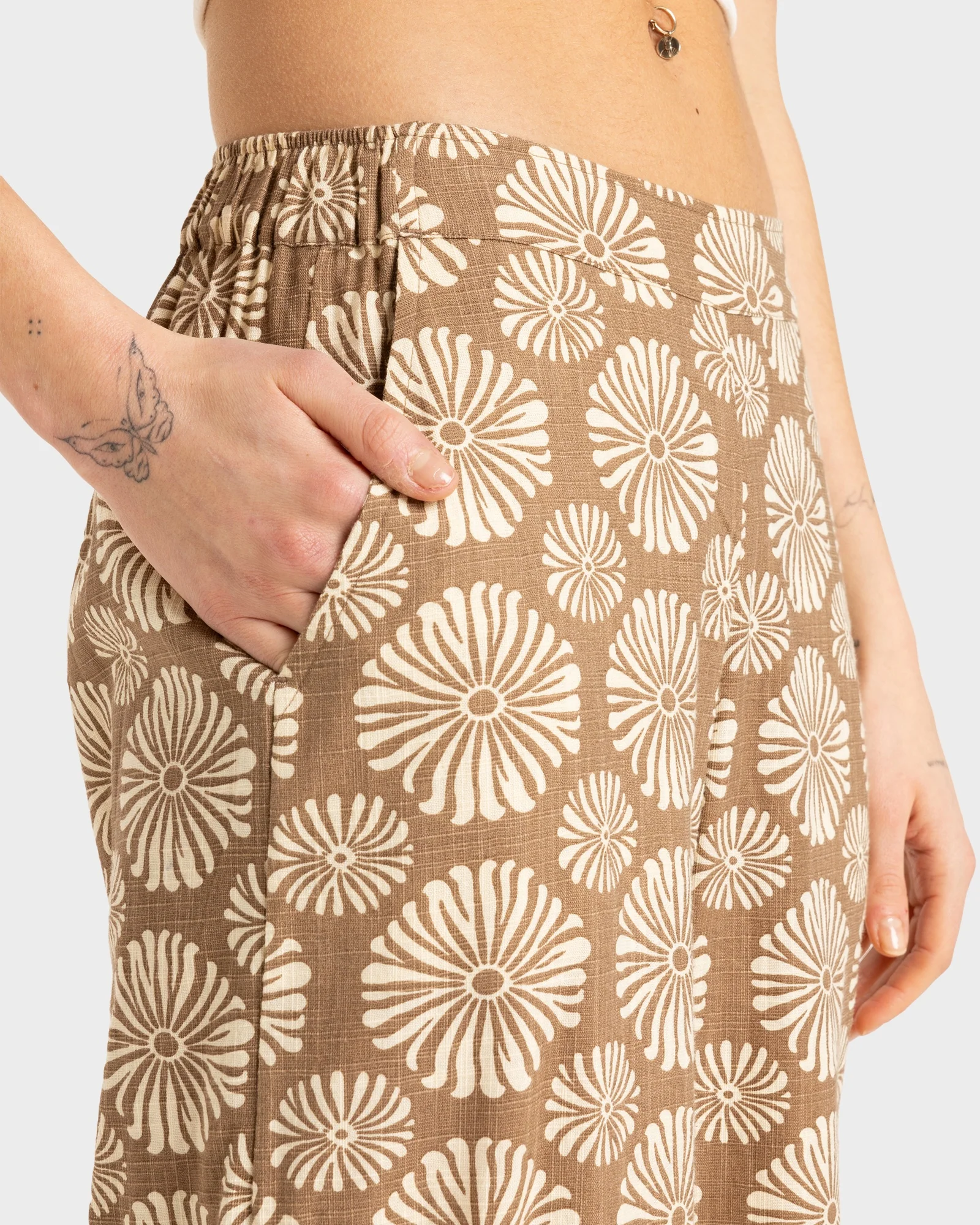 Womens Midnight Avenue Slub Pants - Image 4