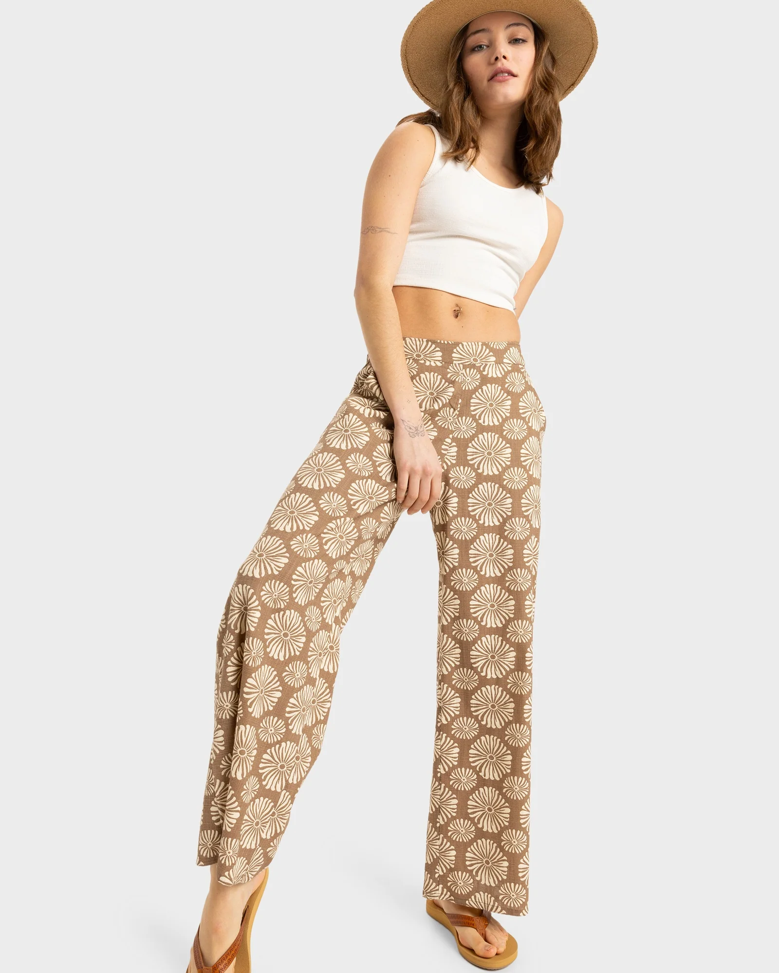 Womens Midnight Avenue Slub Pants - Image 5