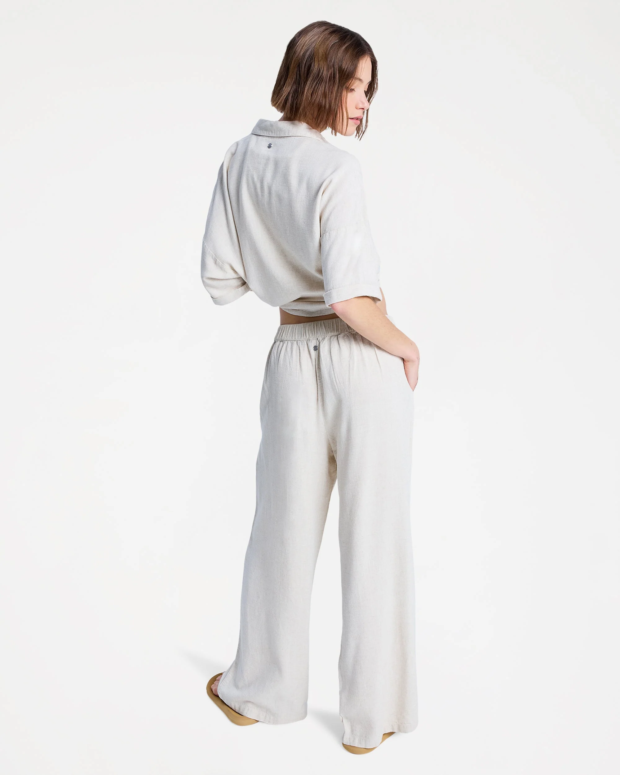 Womens Midnight Avenue Solid Pants - Image 2