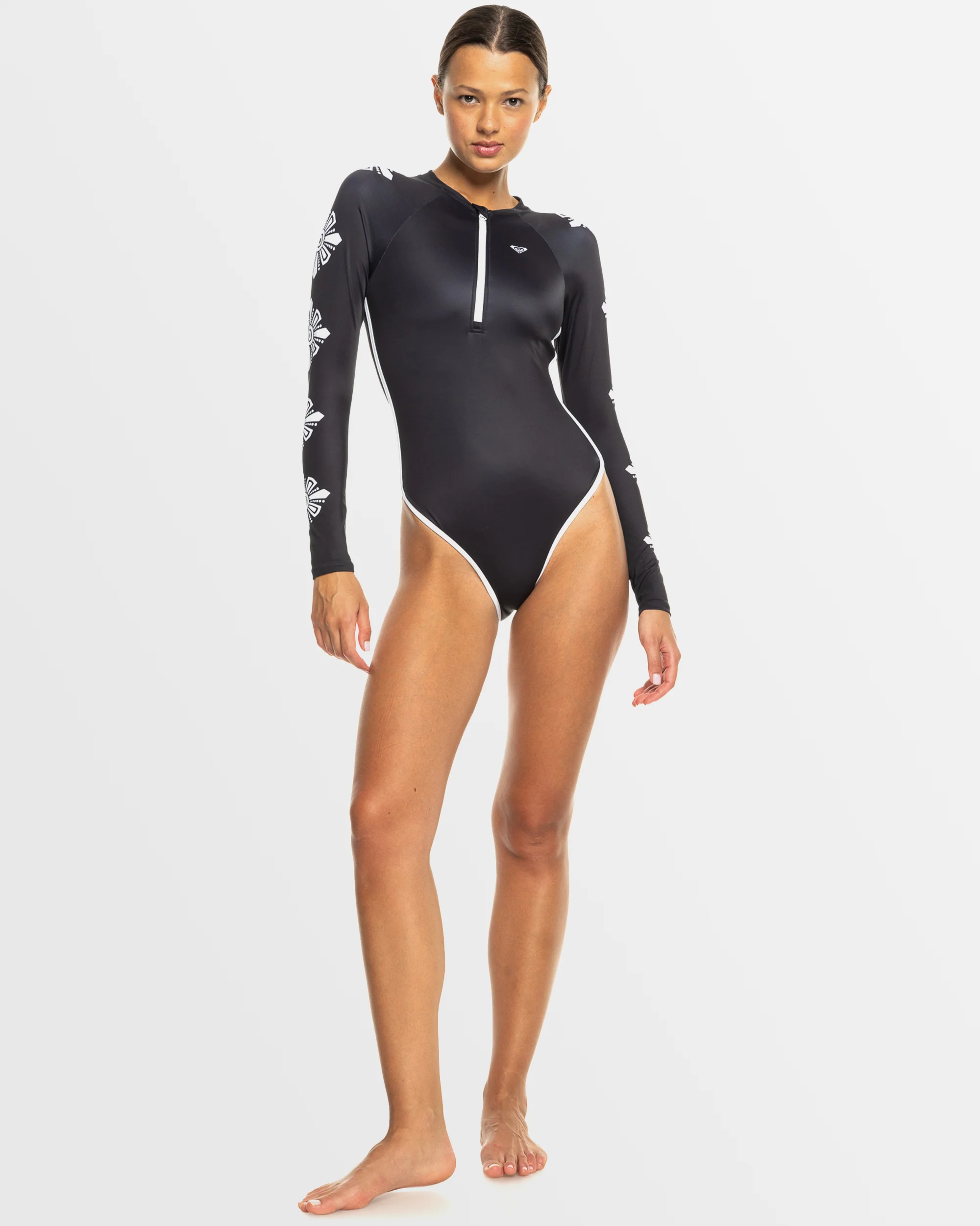 Womens Mineral  Long Sleeve One Piece Swimsuit - Image 5