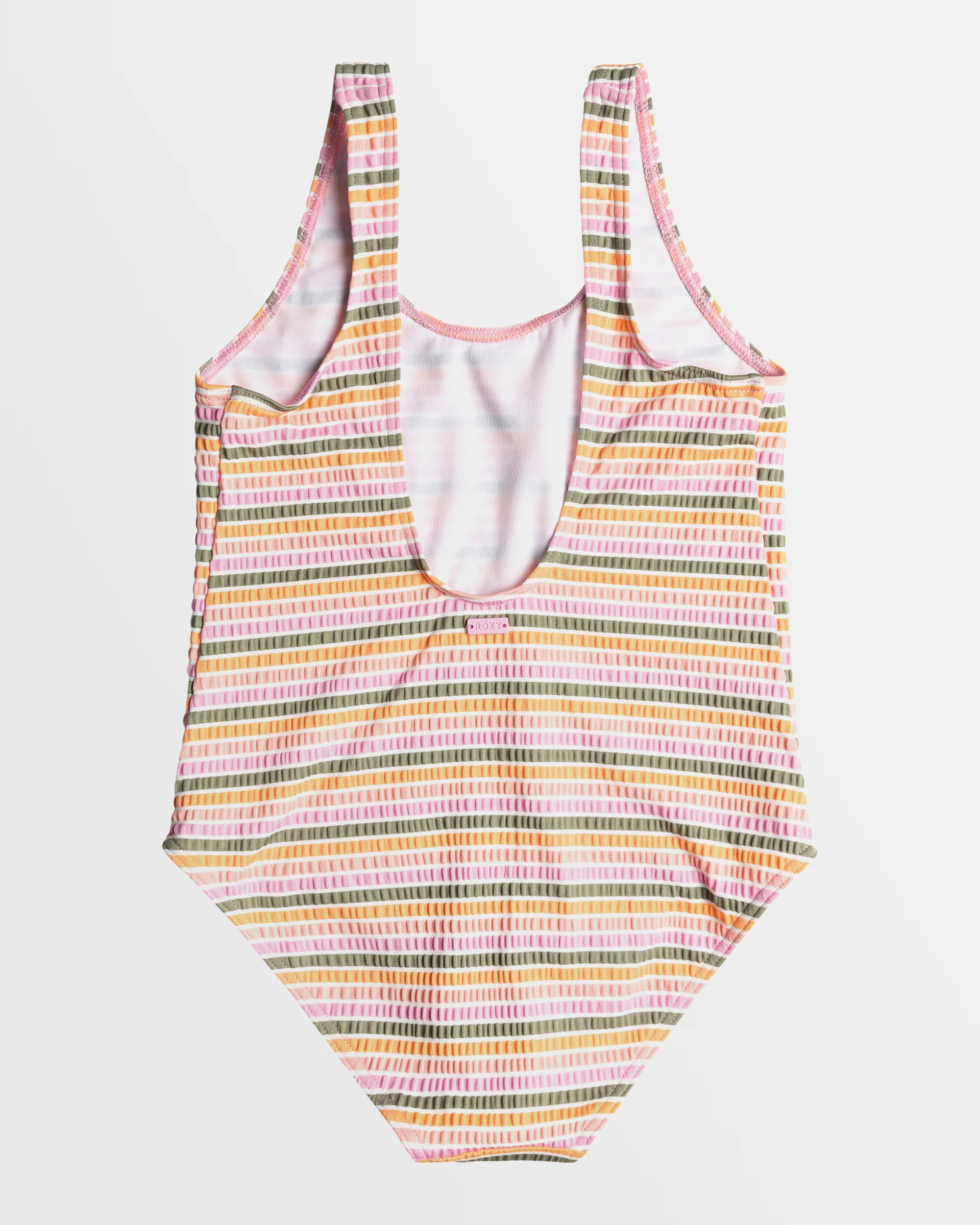 Girls 8-16 Mirage Stripe One Piece Swimsuit - Image 2