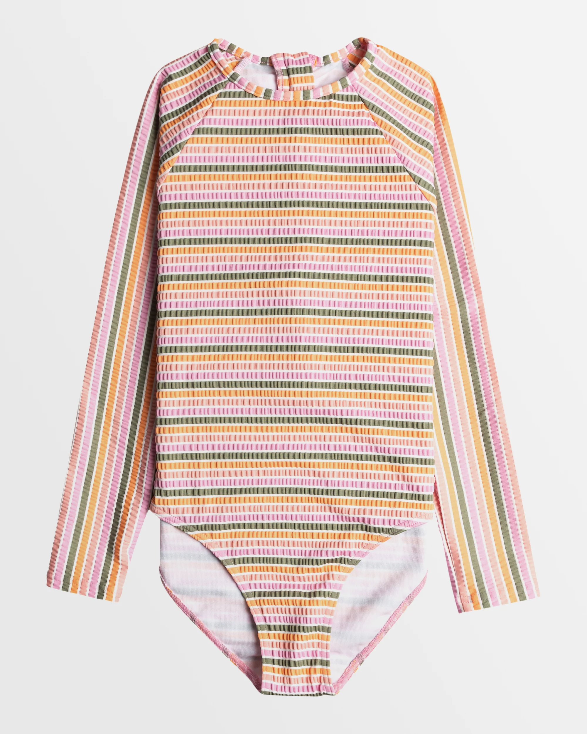 Girls 8-16 Mirage Long Sleeve Upf 50 One Piece Rash Vest - Image 2