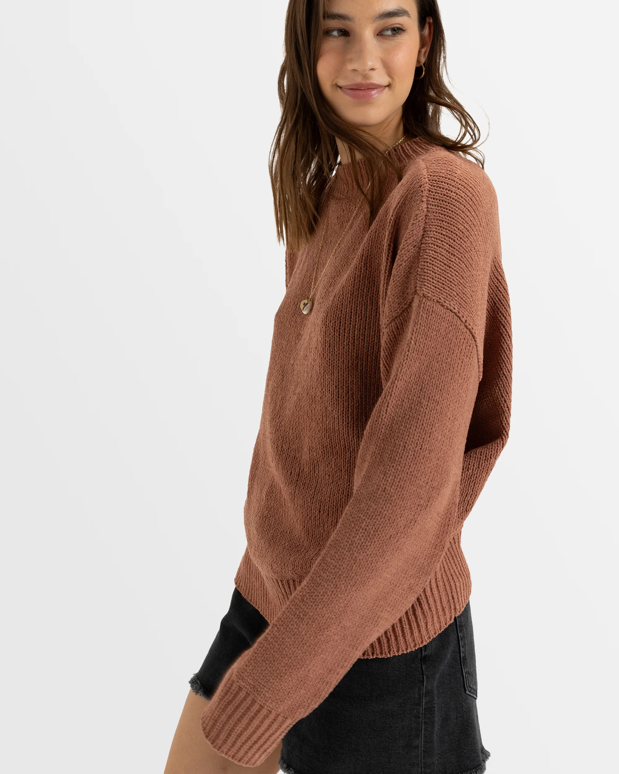 Womens Miss It All Crew Neck Sweater - Image 2