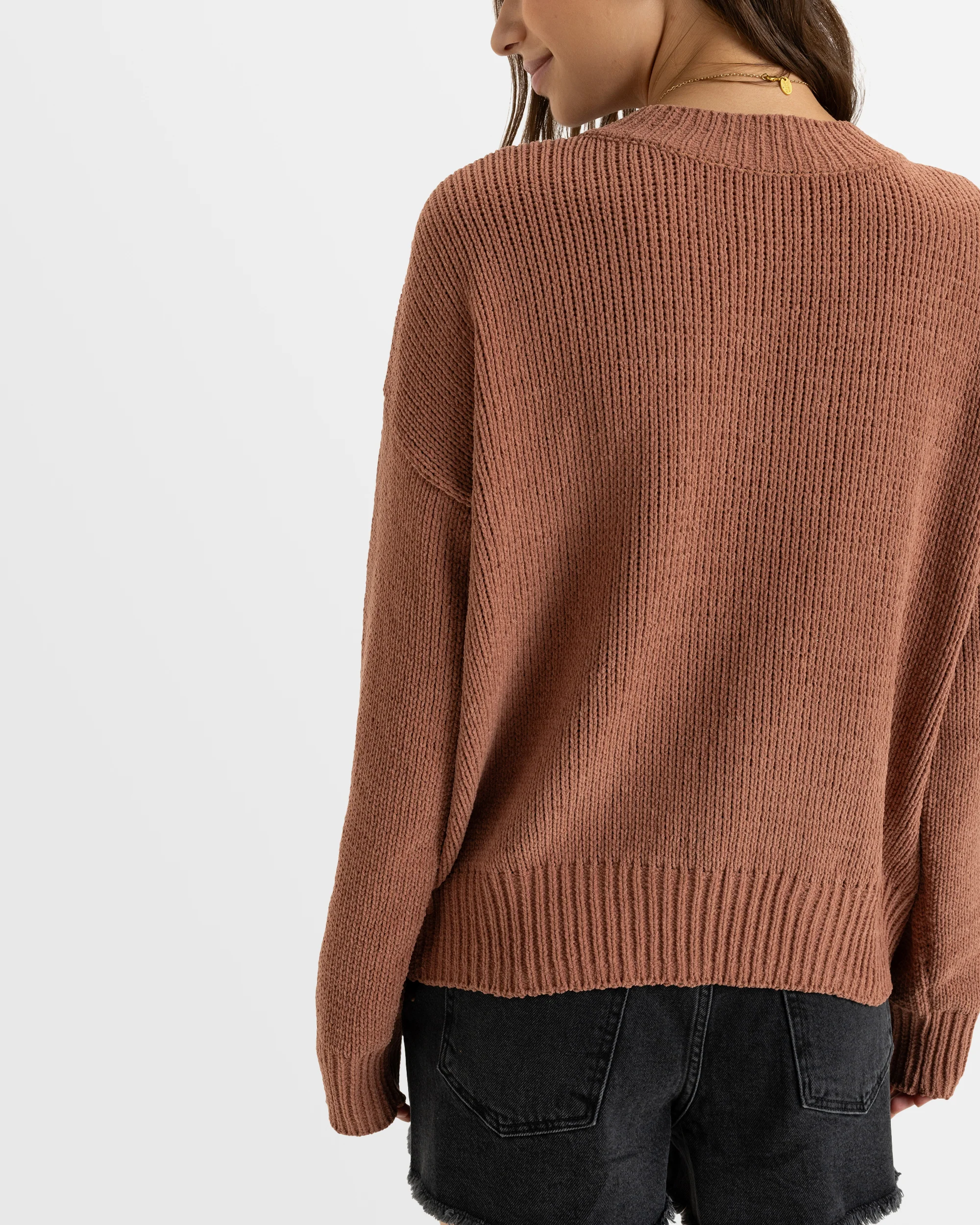 Womens Miss It All Crew Neck Sweater - Image 3
