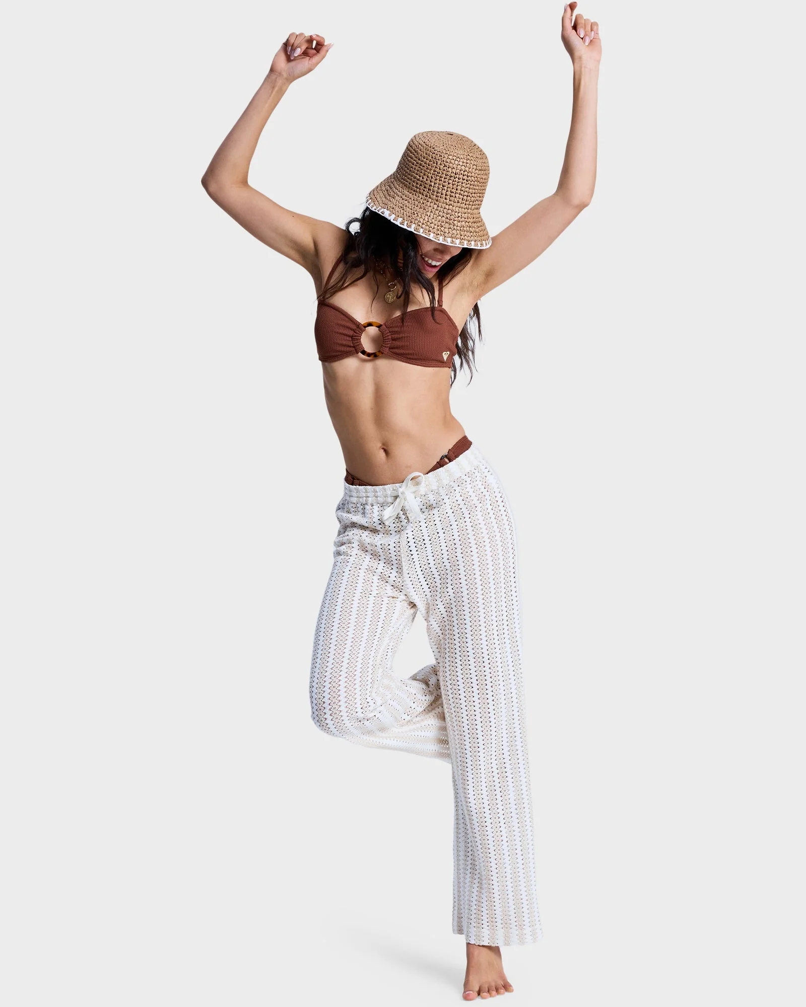 Womens Moana Story Cover Up Pants - Image 4