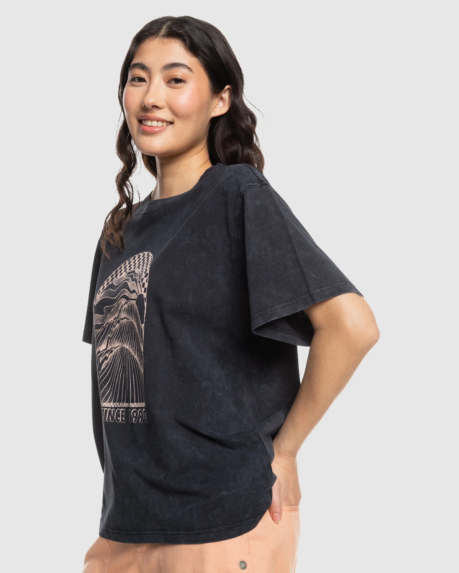 Womens Moonlight Sunset Oversized T-Shirt - Image 2
