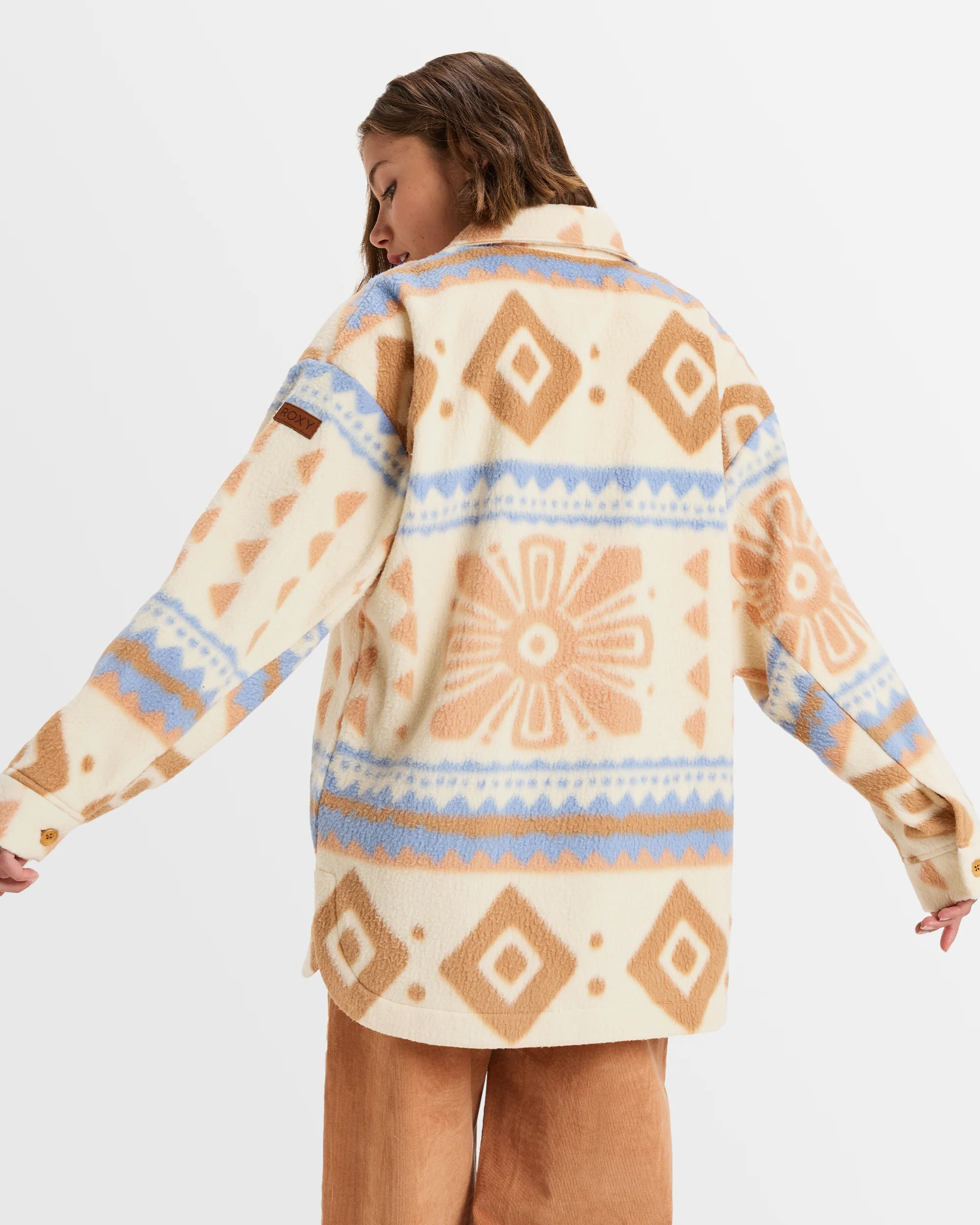 Womens Morning Crush  Polar Shacket - Image 3