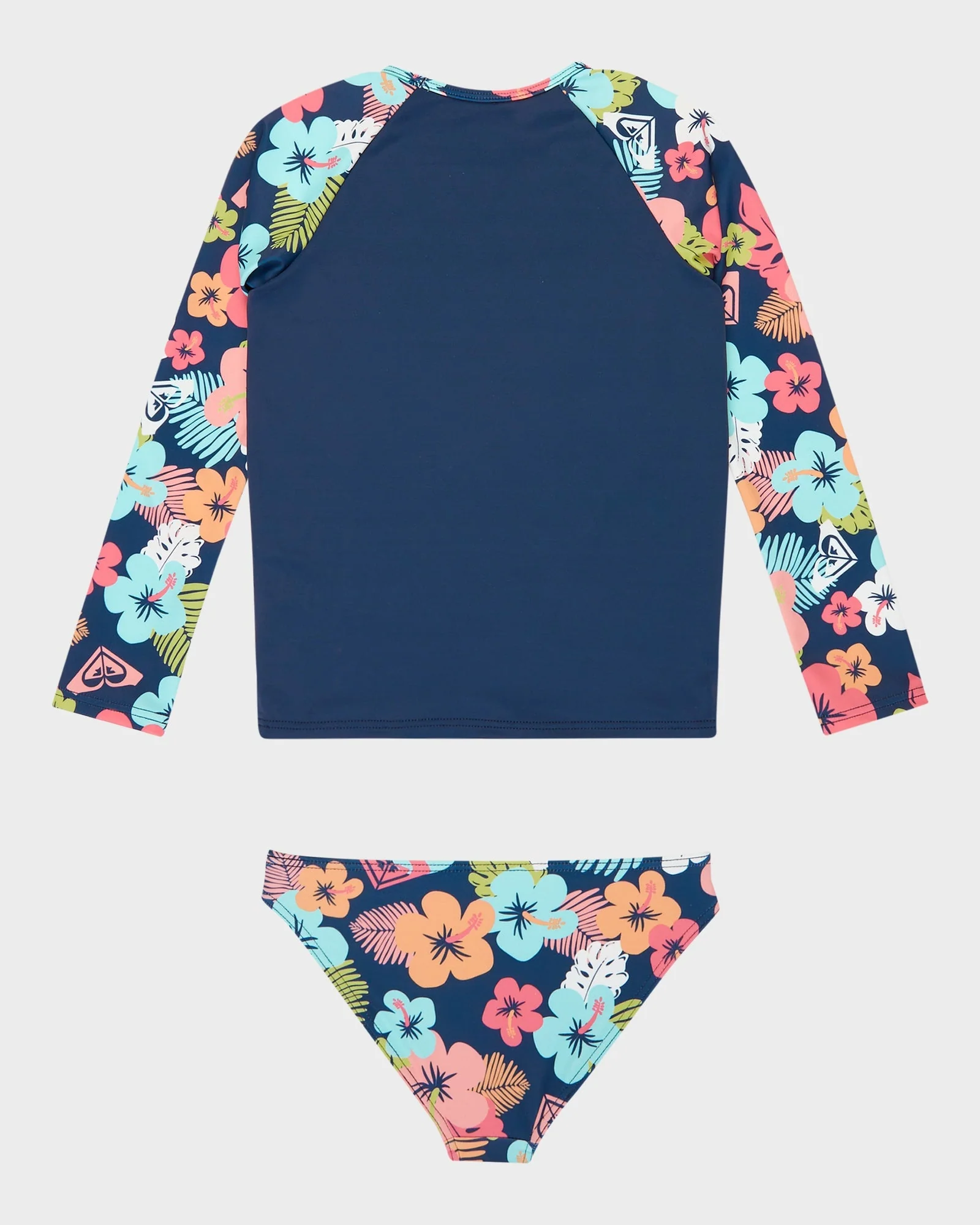 Girls 2-7 Morning Flower Lycra Set Rash Vest - Image 2