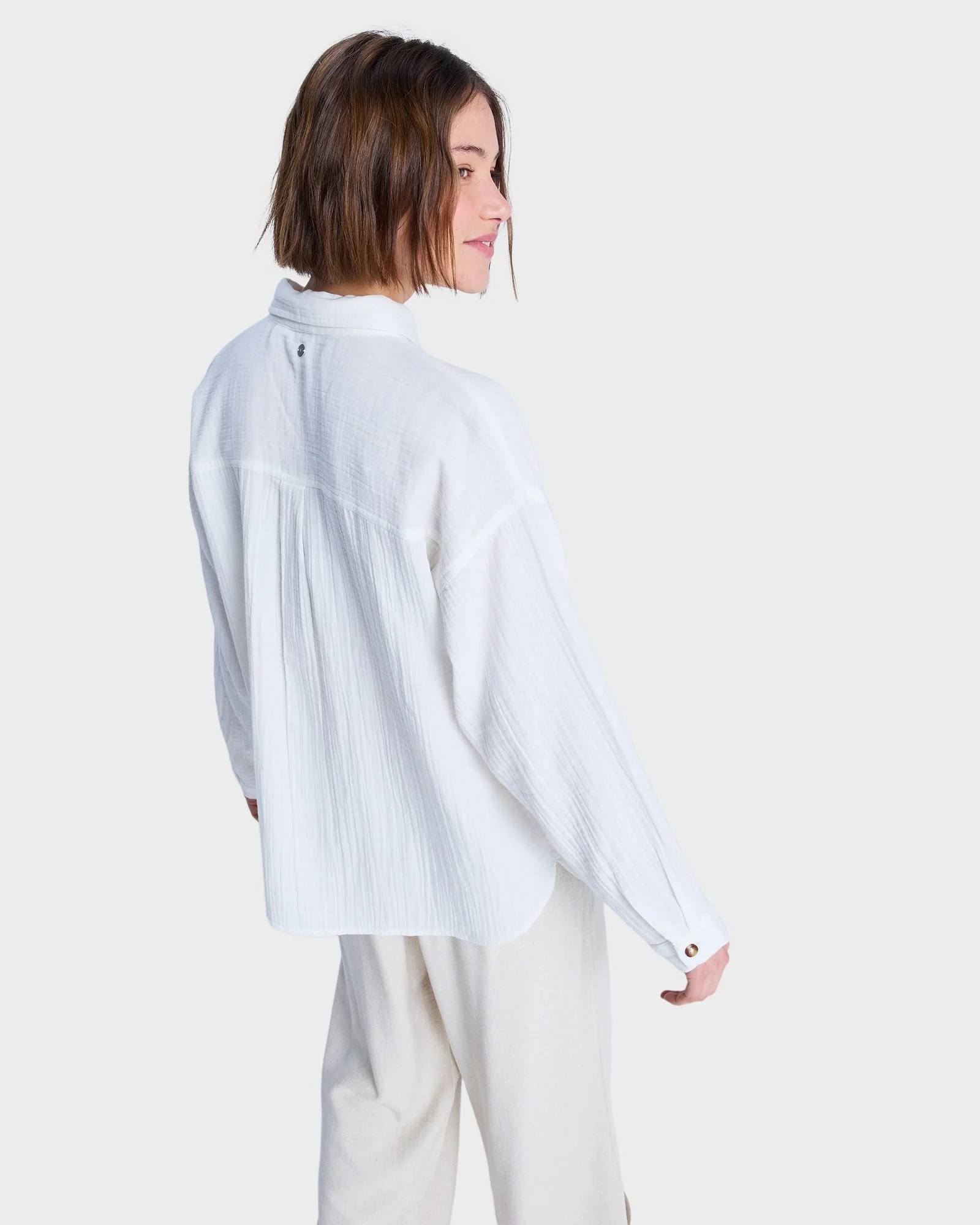 Womens Morning Shinte Stripe Long Sleeve Shirt - Image 2