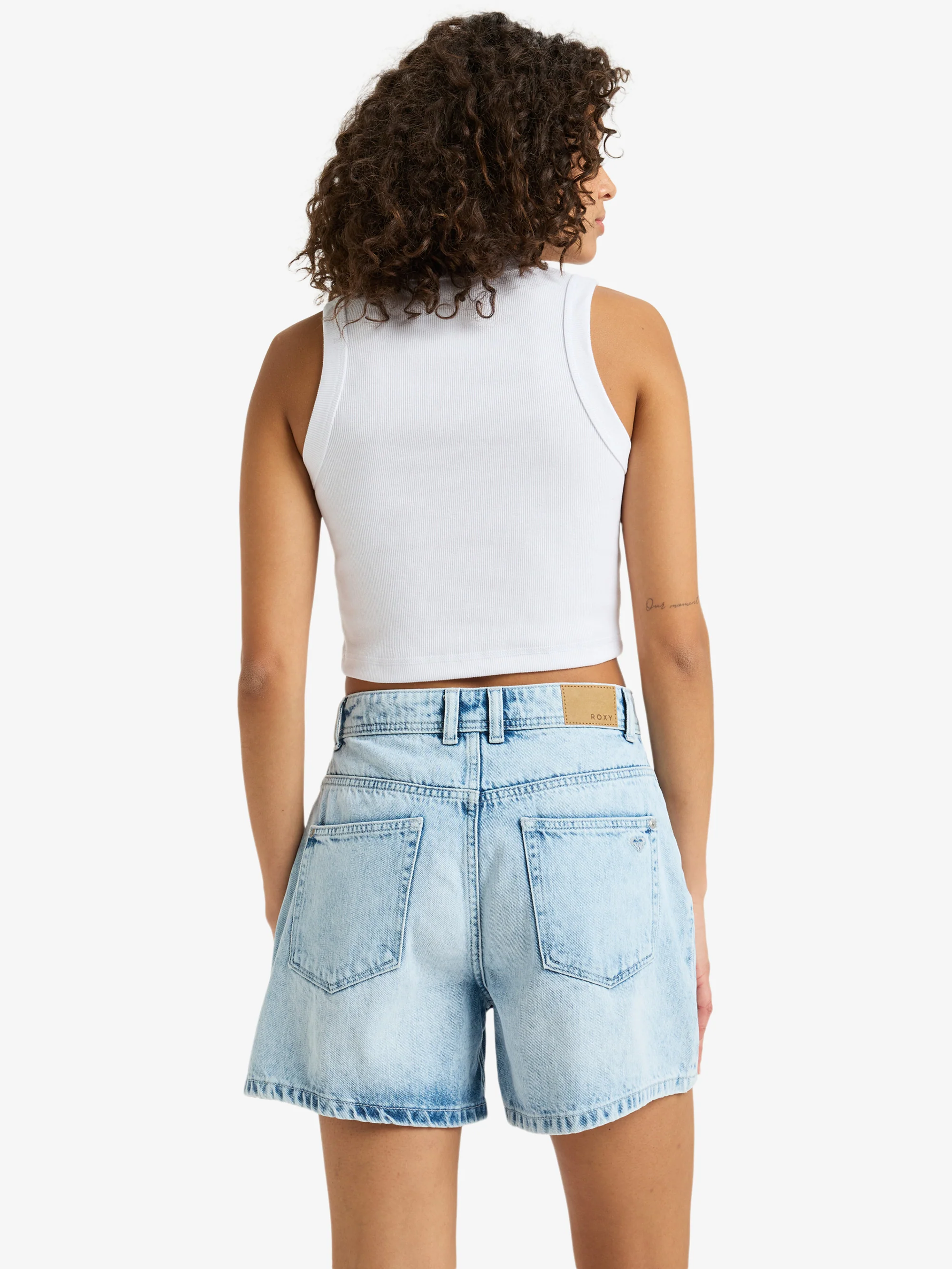 Womens Morning Splend Denim Shorts - Image 2