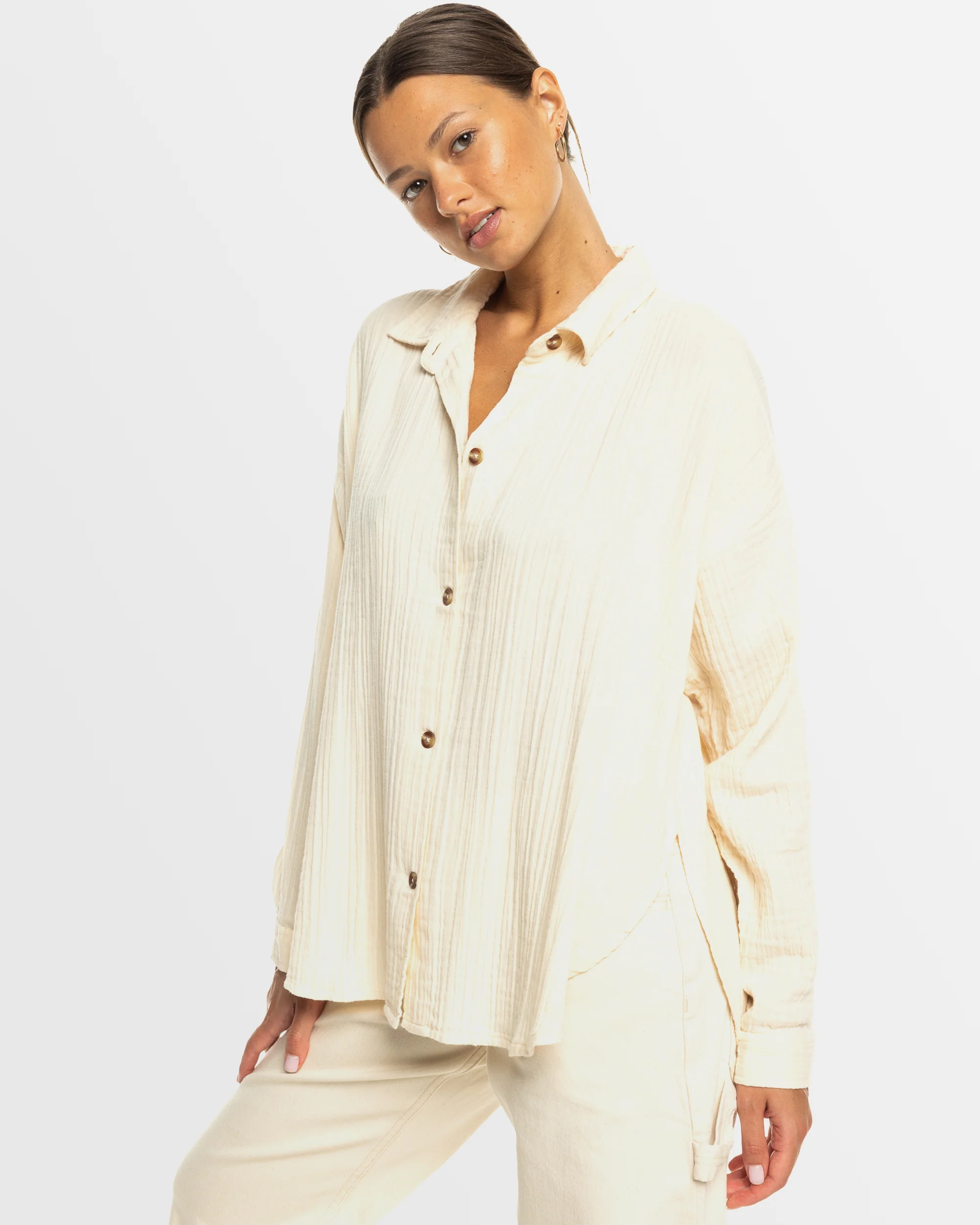 Womens Morning Time Long Sleeve Shirt - Image 2