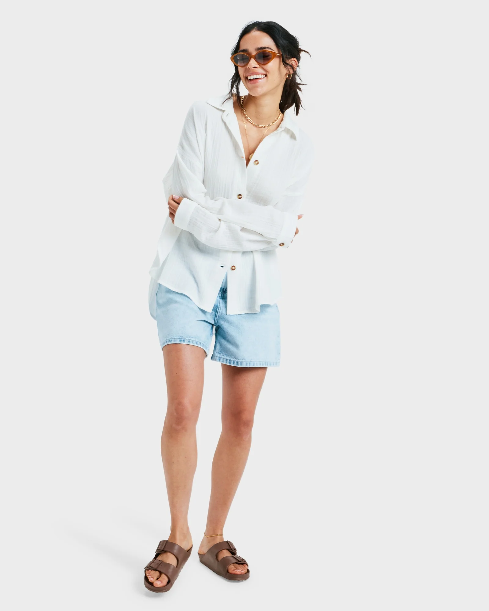 Womens Morning Long Sleeve Shirt - Image 7