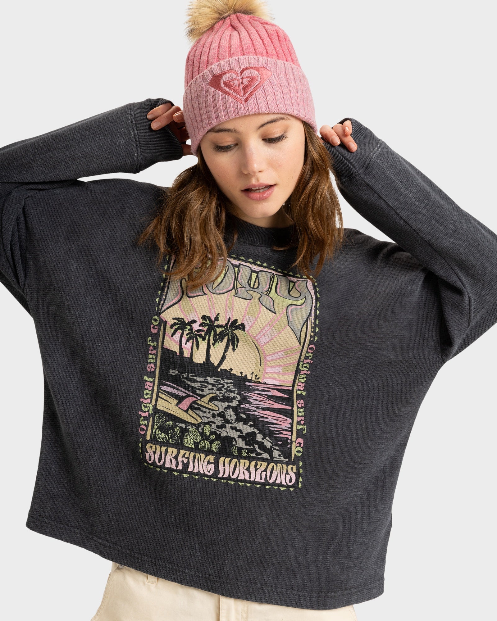 Womens Mushy Jellyfish Beanie - Image 4