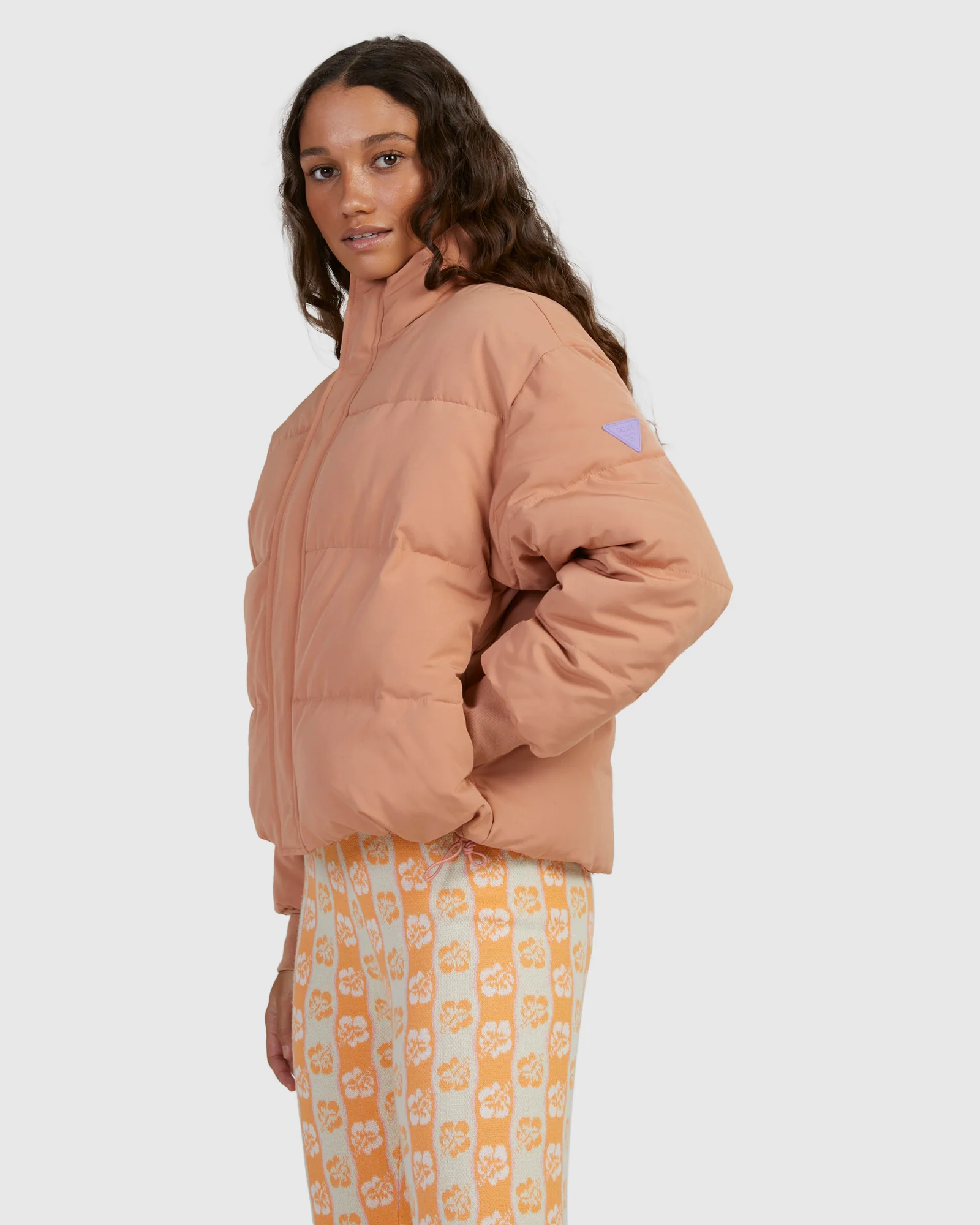 Womens New Age Crop Puffer Jackets - Image 2