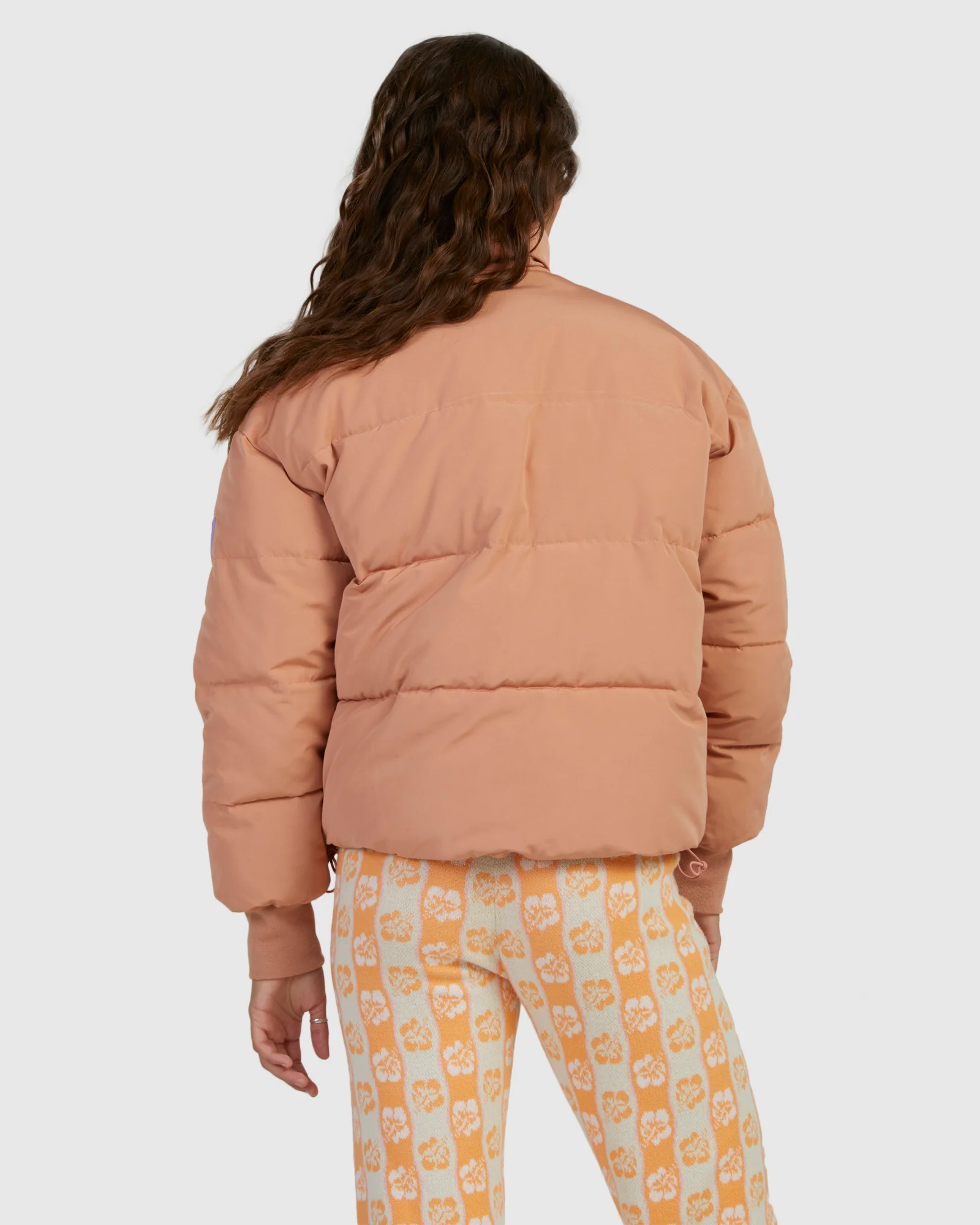 Womens New Age Crop Puffer Jackets - Image 3