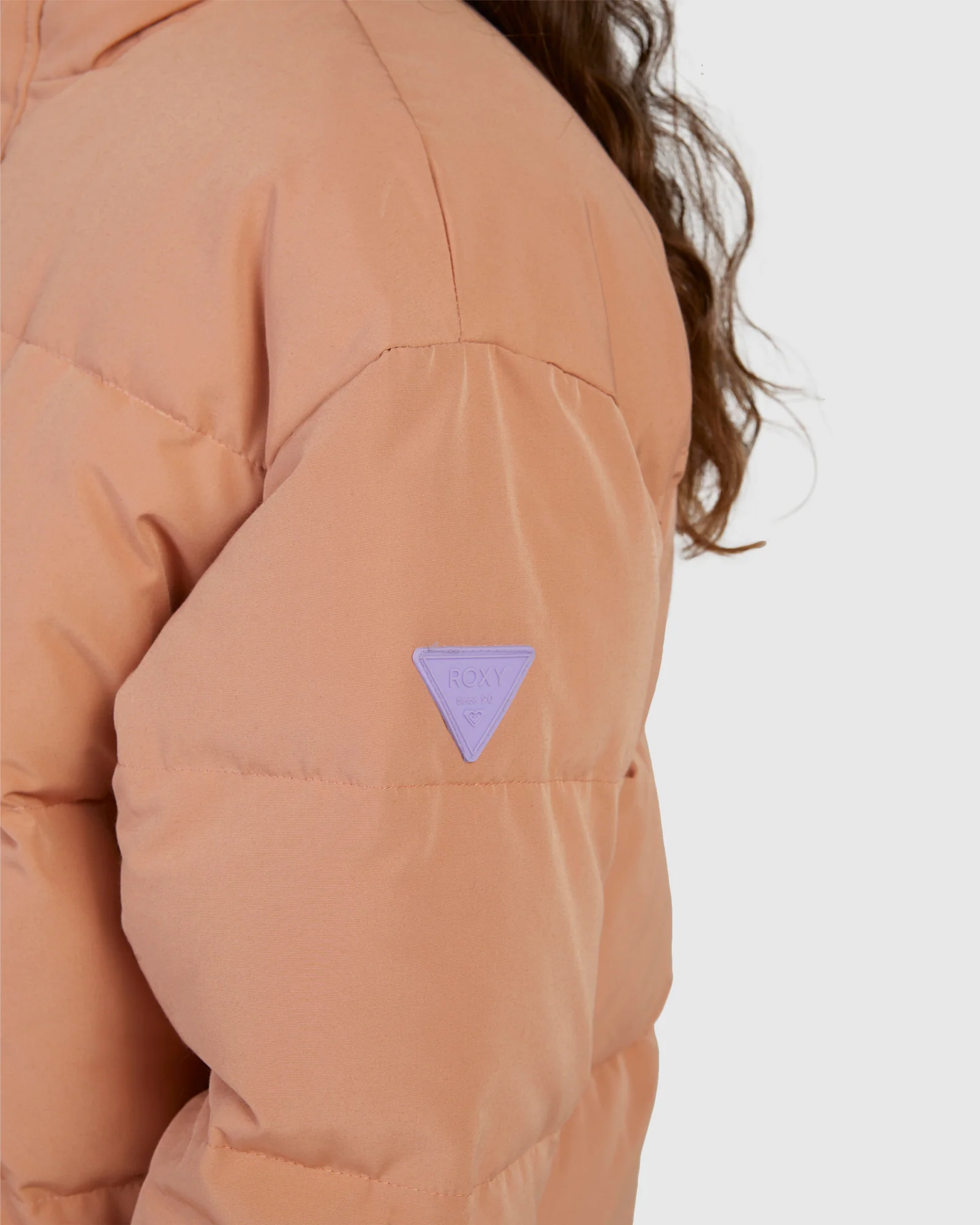 Womens New Age Crop Puffer Jackets - Image 4