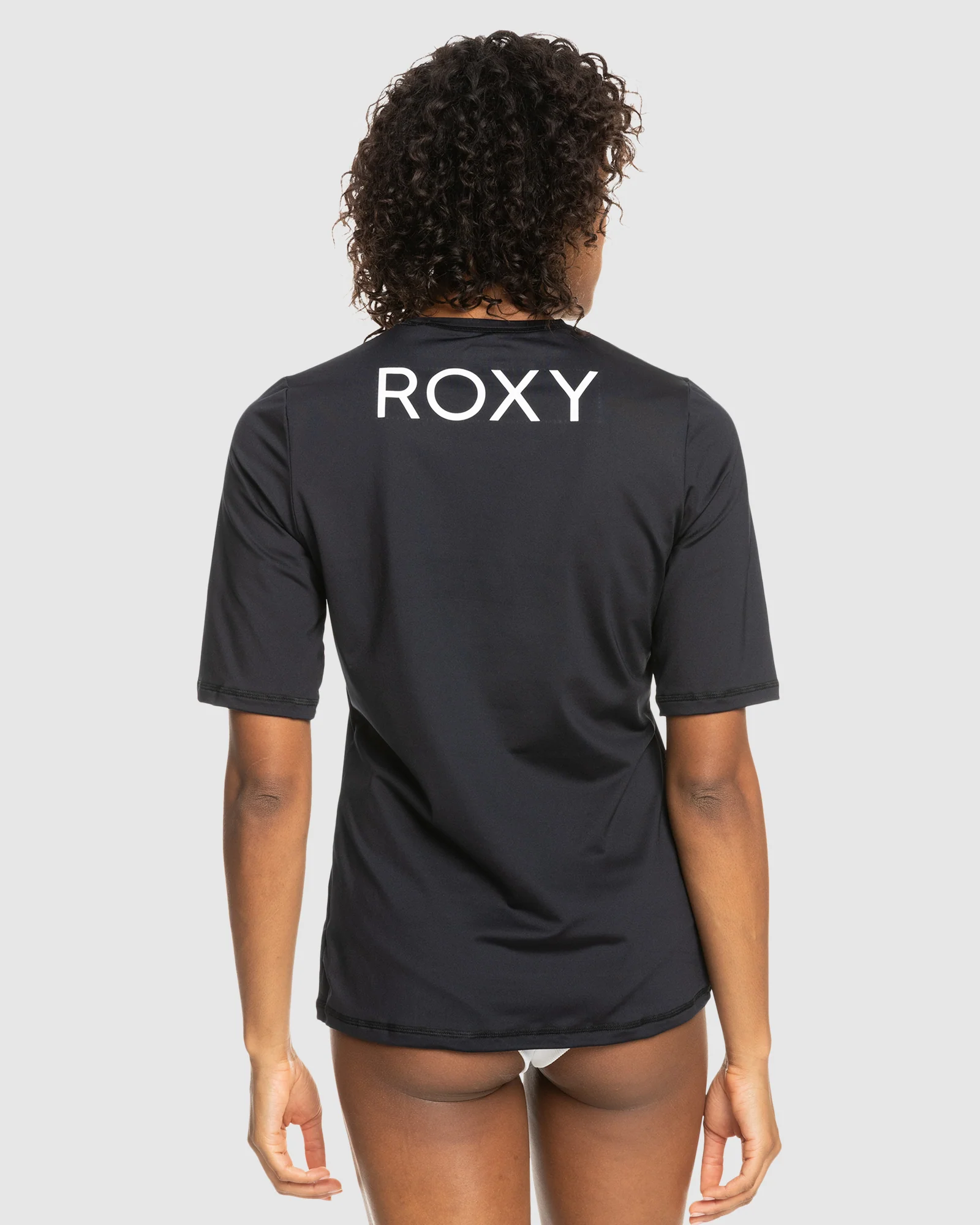 Womens New Enjoy Waves Short Sleeve UPF 50 Surf T-Shirt - Image 3