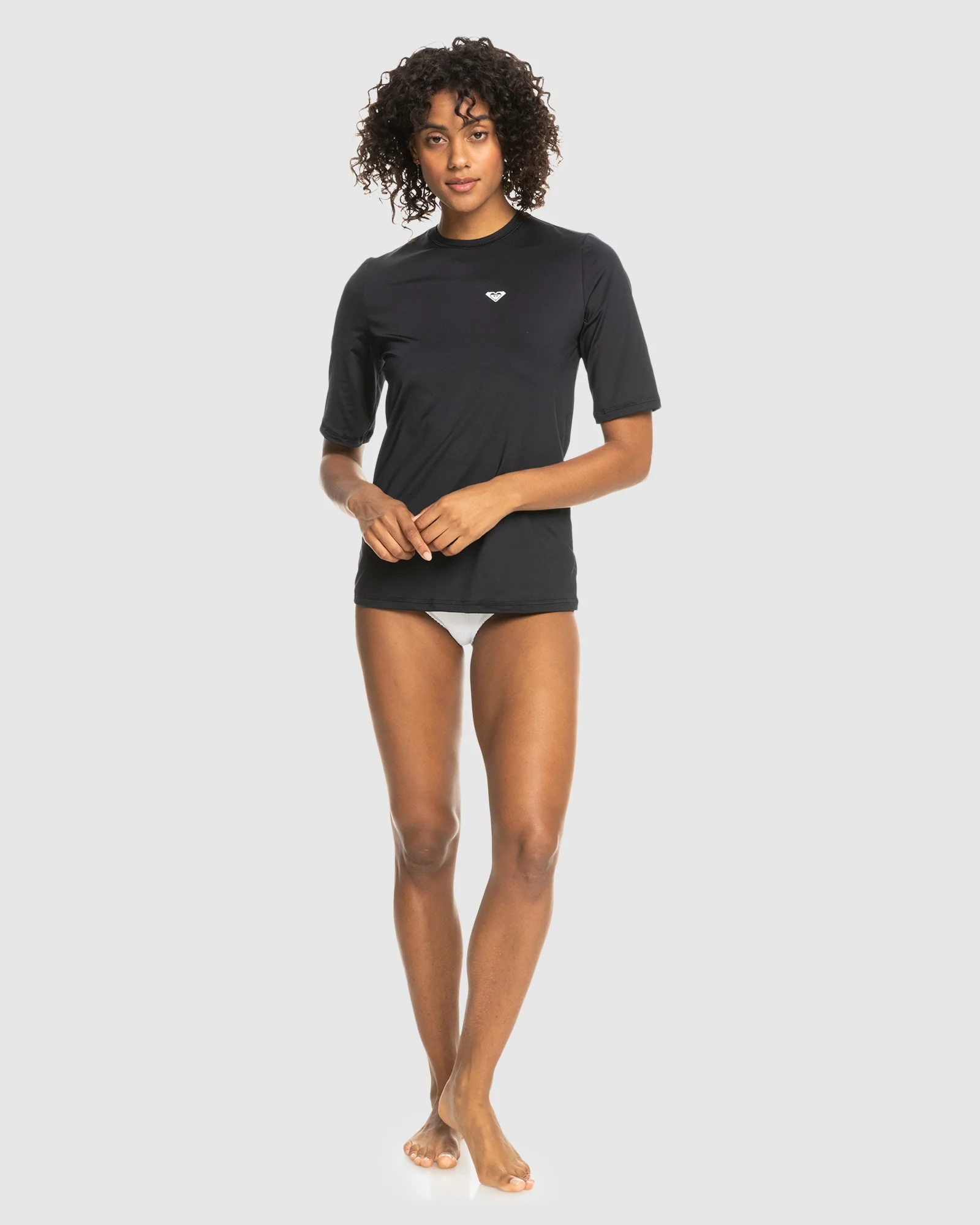 Womens New Enjoy Waves Short Sleeve UPF 50 Surf T-Shirt - Image 5