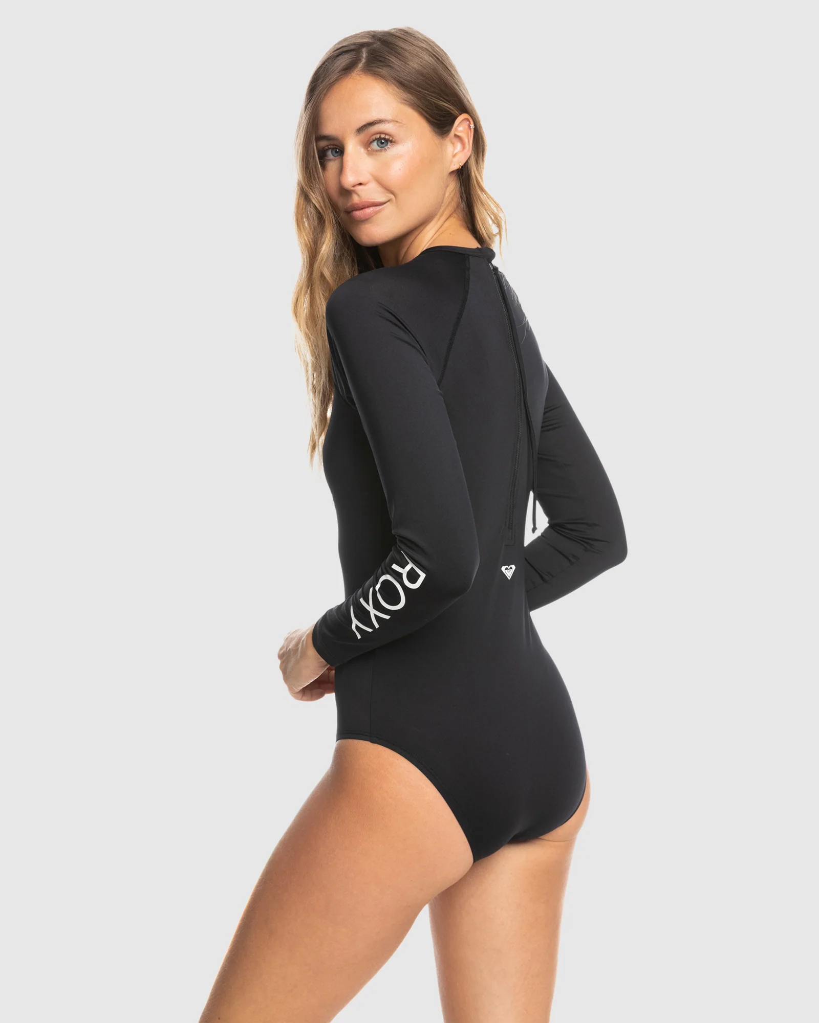 Womens New Essentials Onesie Back Zip Rash Vest - Image 3