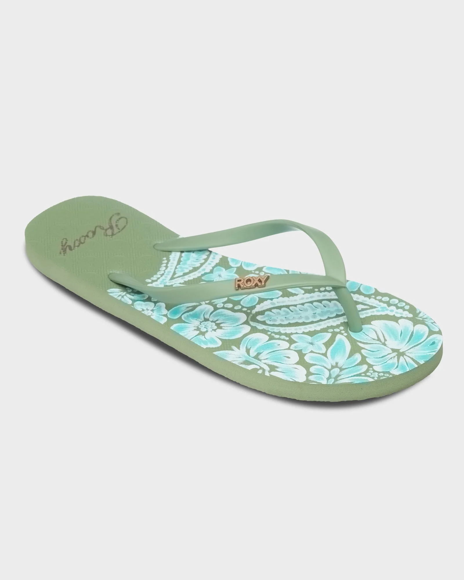 Womens New Viva Printed Thongs - Image 2