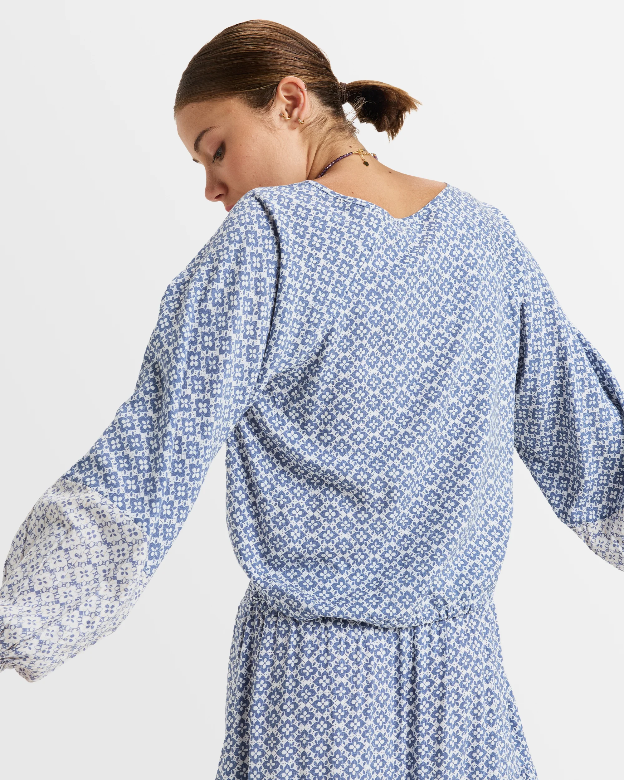 Womens Nomadic Mood Flowy Blouse - Image 3