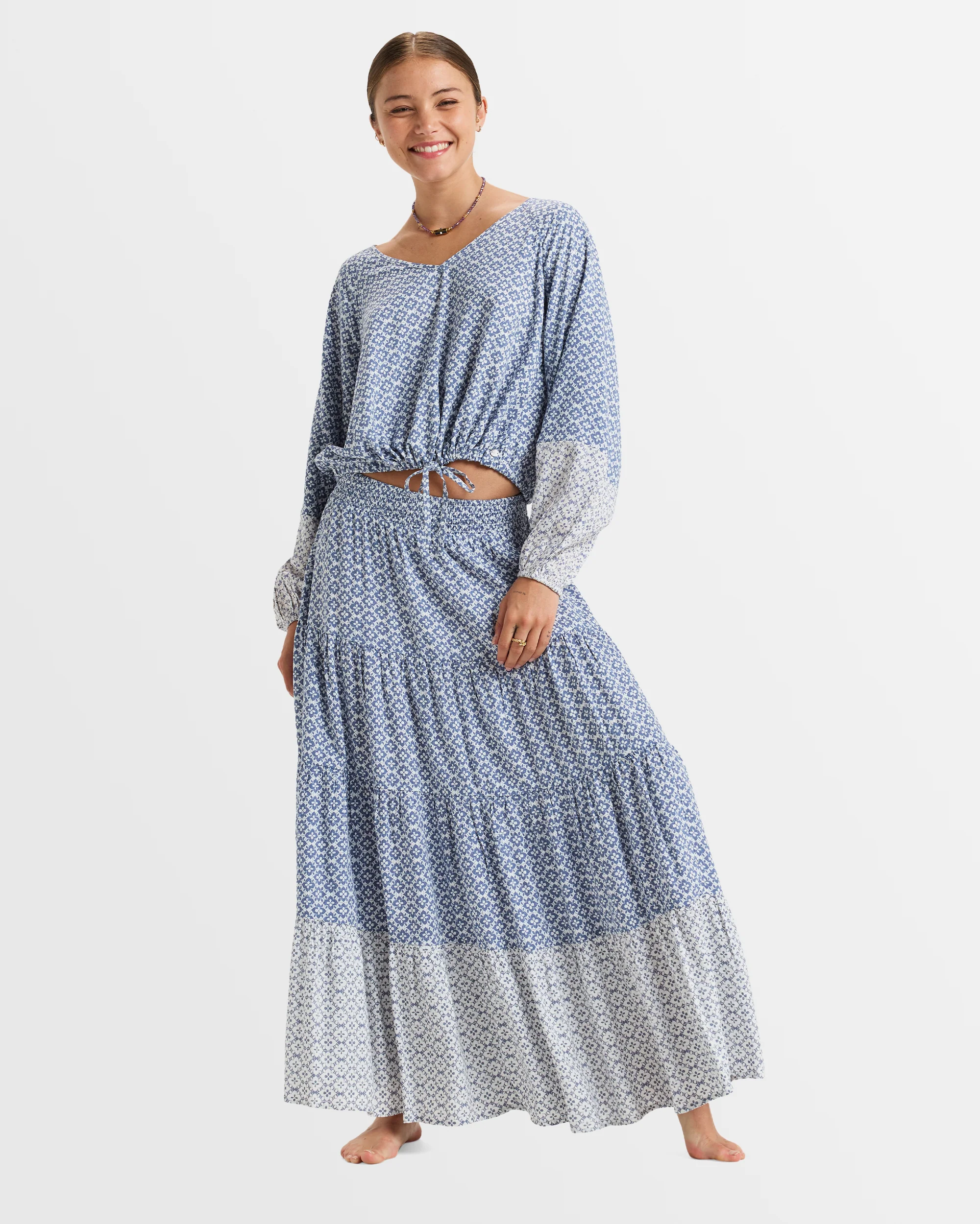 Womens Nomadic Mood Flowy Blouse - Image 5