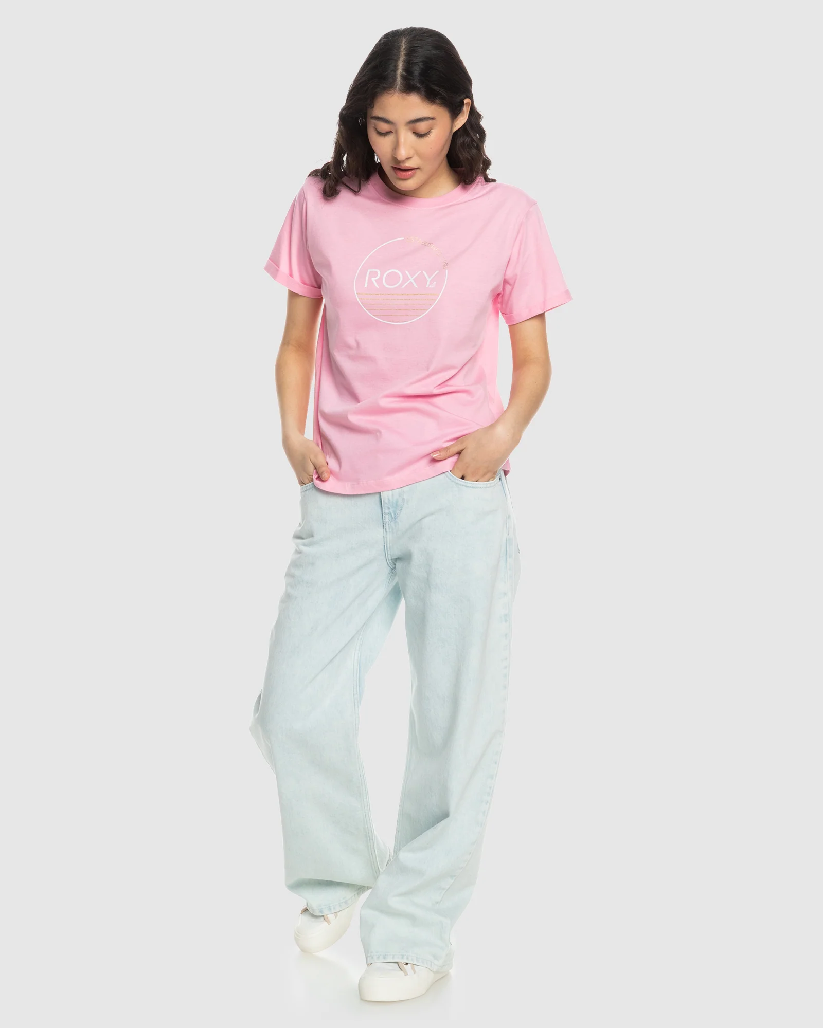 Womens Noon Ocean Loose Fit T-Shirt - Image 5