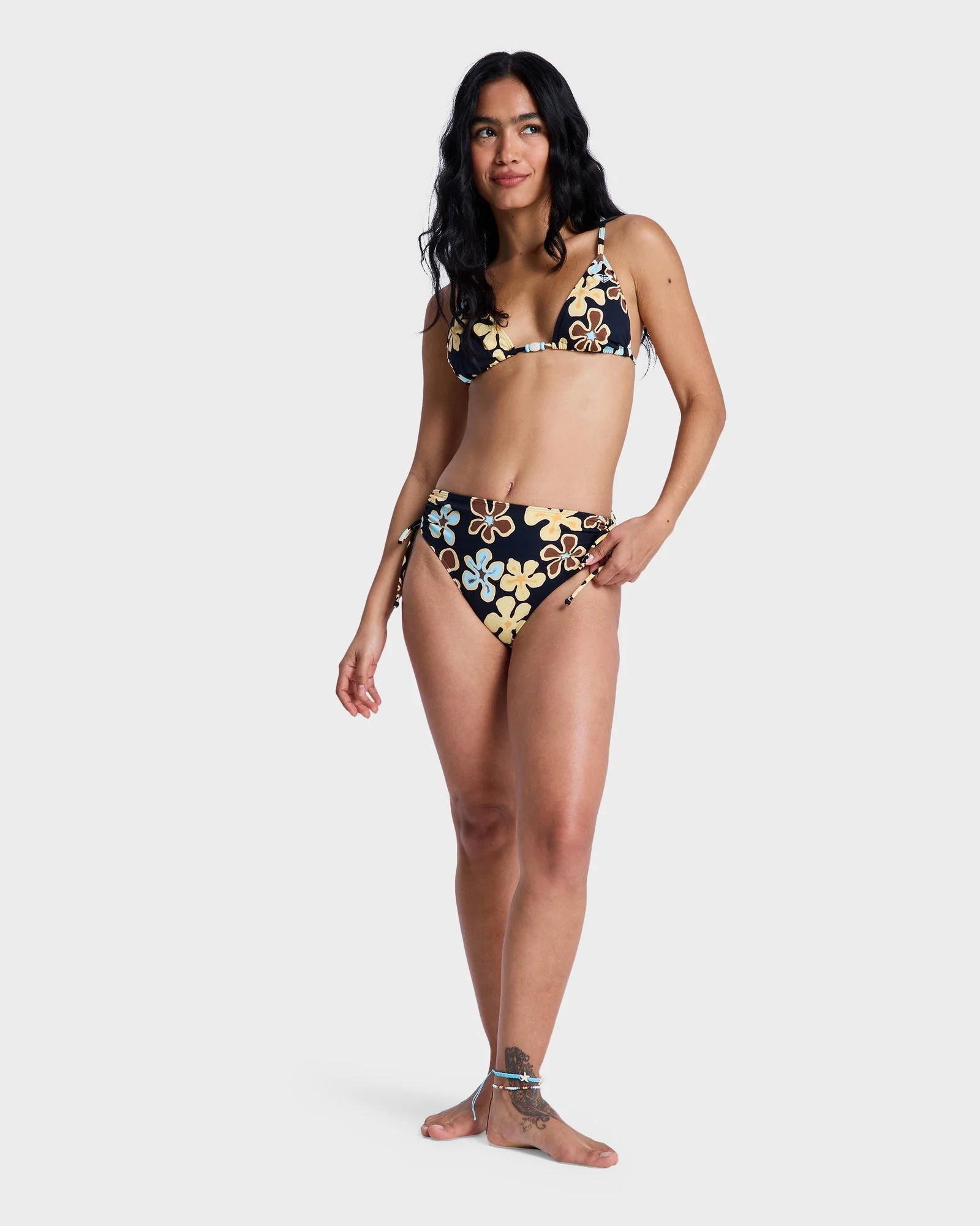 Womens Nostalgic Feels Tiki Tri Bikini Top - Image 5