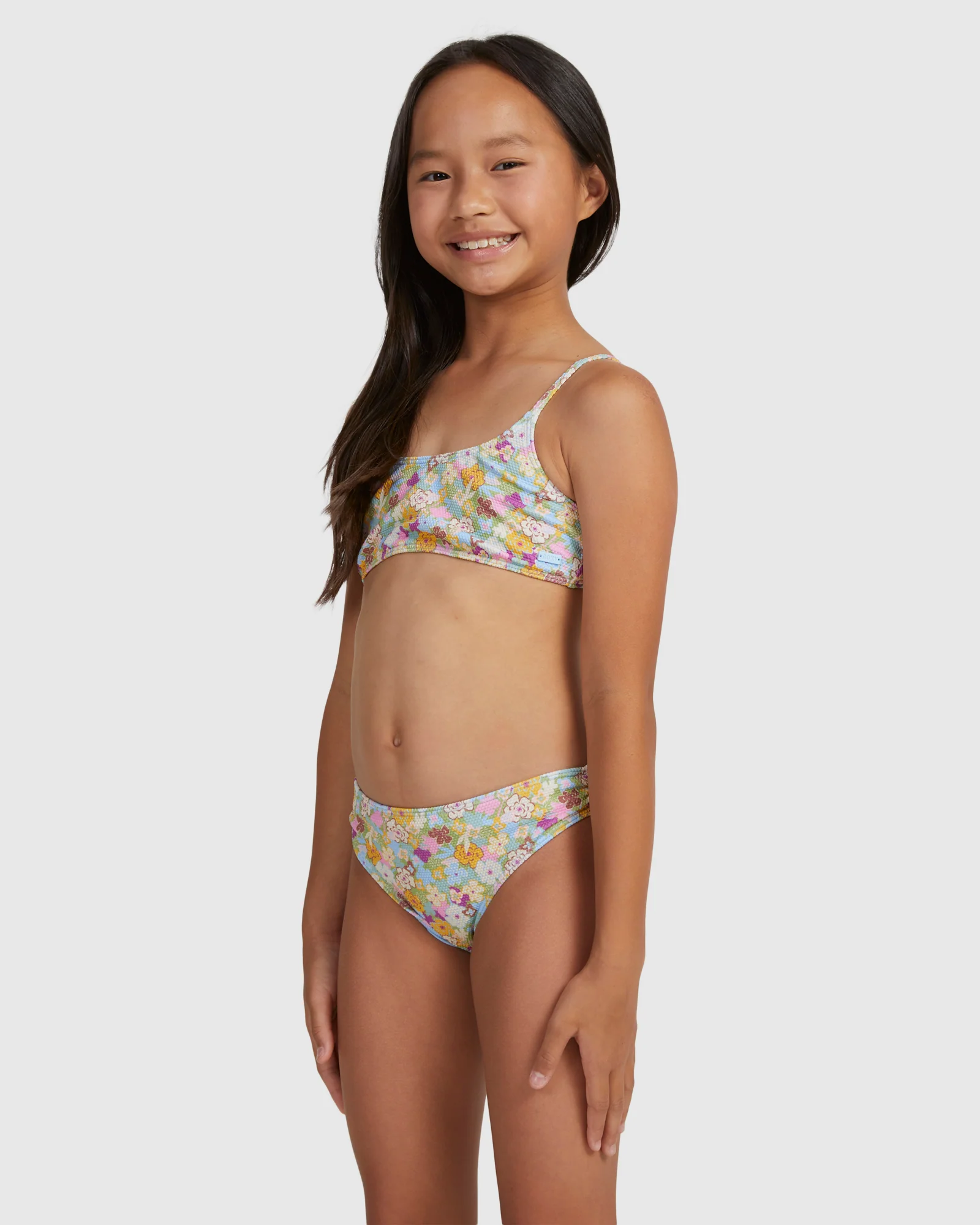 Girls 6-16 Nostalgic Seaside Bralette Set Bikini - Image 2