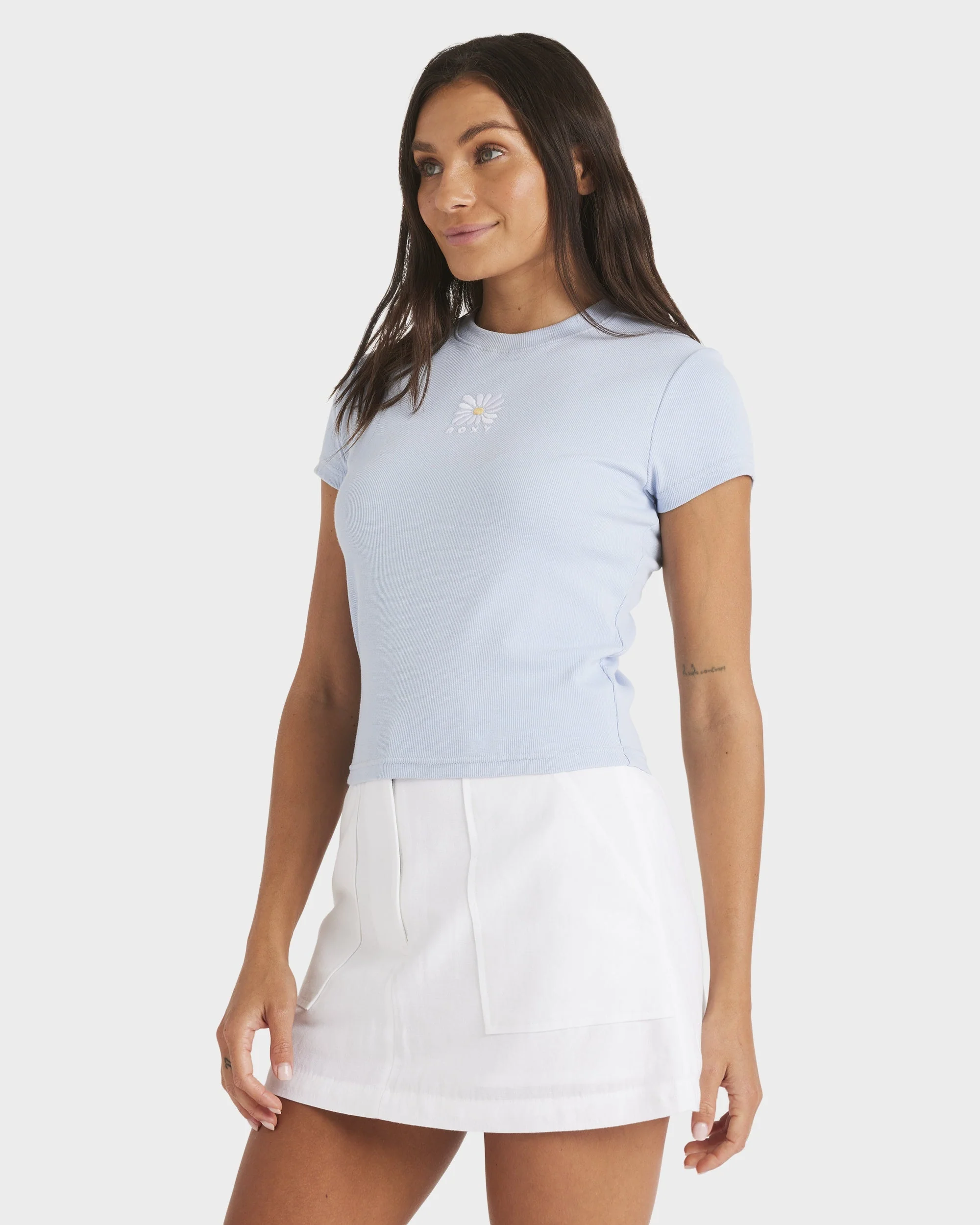 Womens Oasis Baby Rib T-Shirt - Image 3