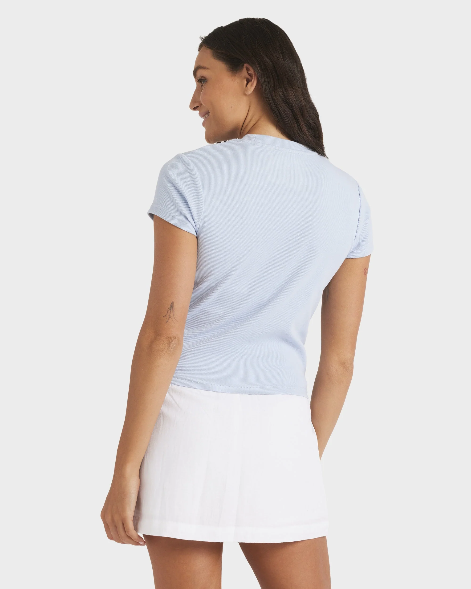 Womens Oasis Baby Rib T-Shirt - Image 4