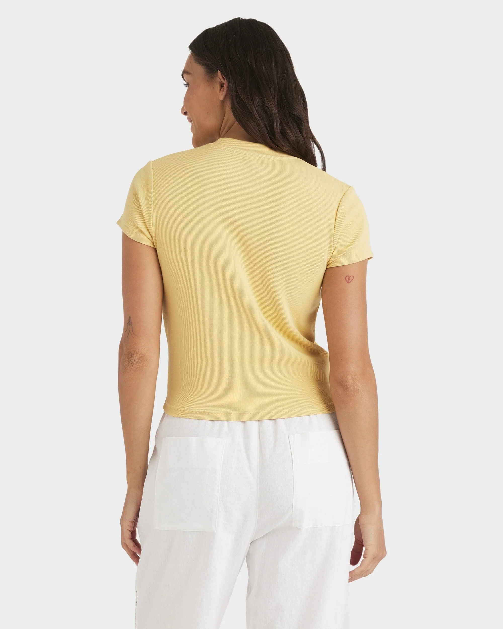 Womens Oasis Baby Rib T-Shirt - Image 3