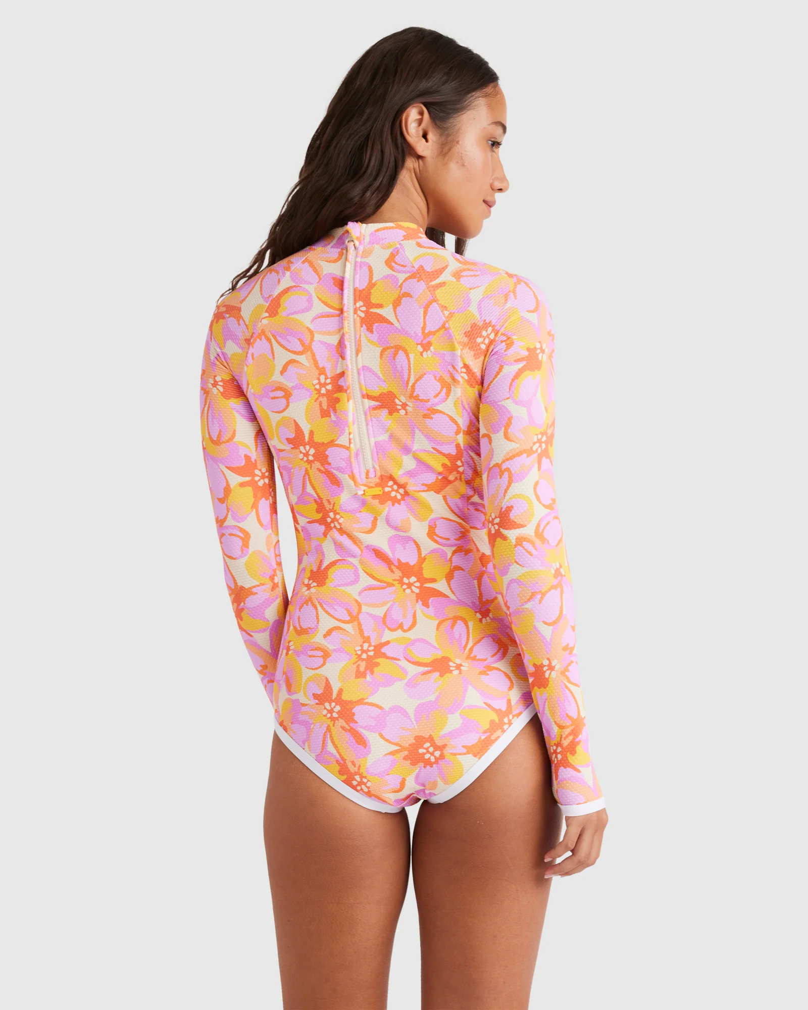 Womens Oasis Long Sleeve One Piece Swimsuit - Image 3