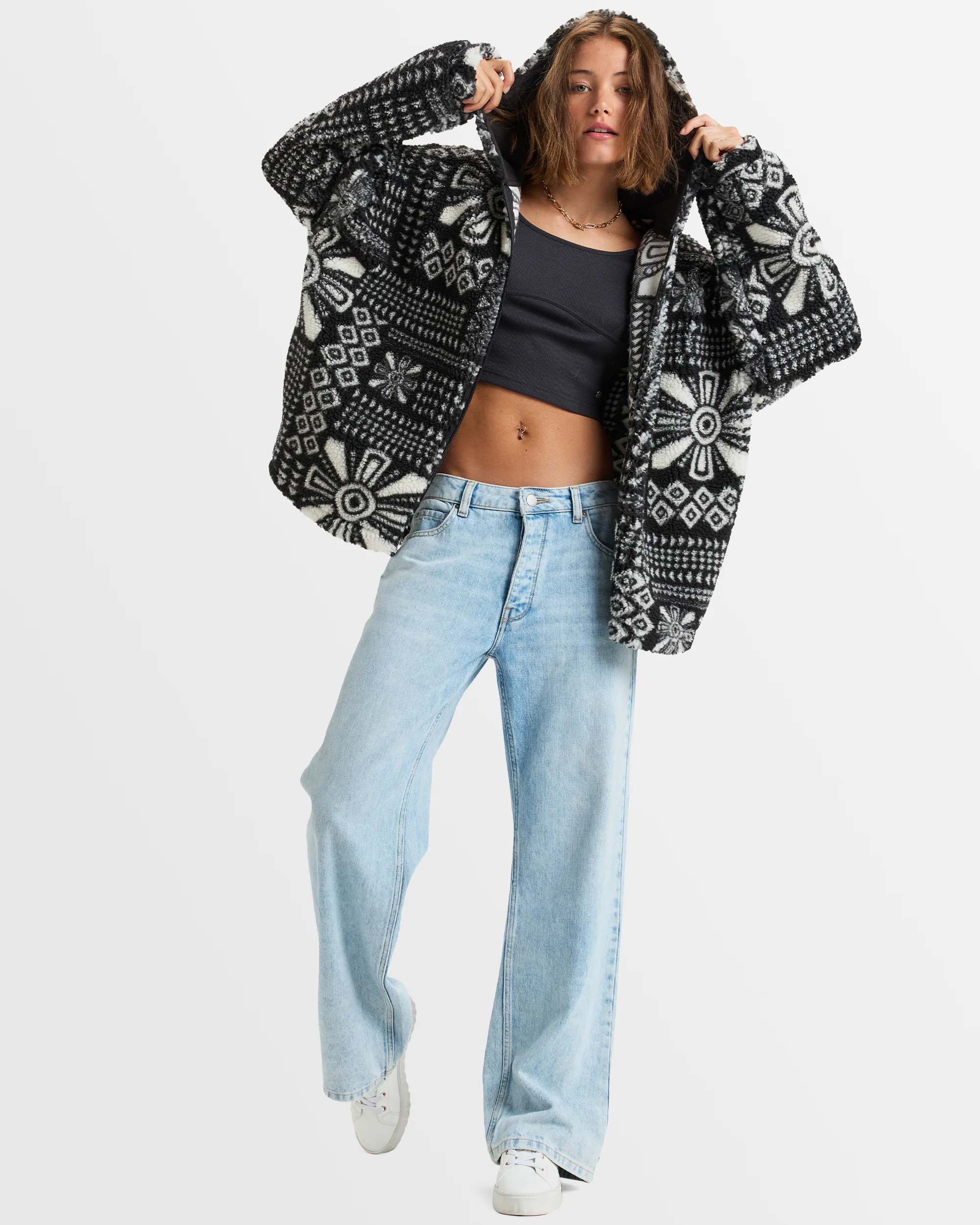 Womens Obsessed With You Oversized Hoodie - Image 5