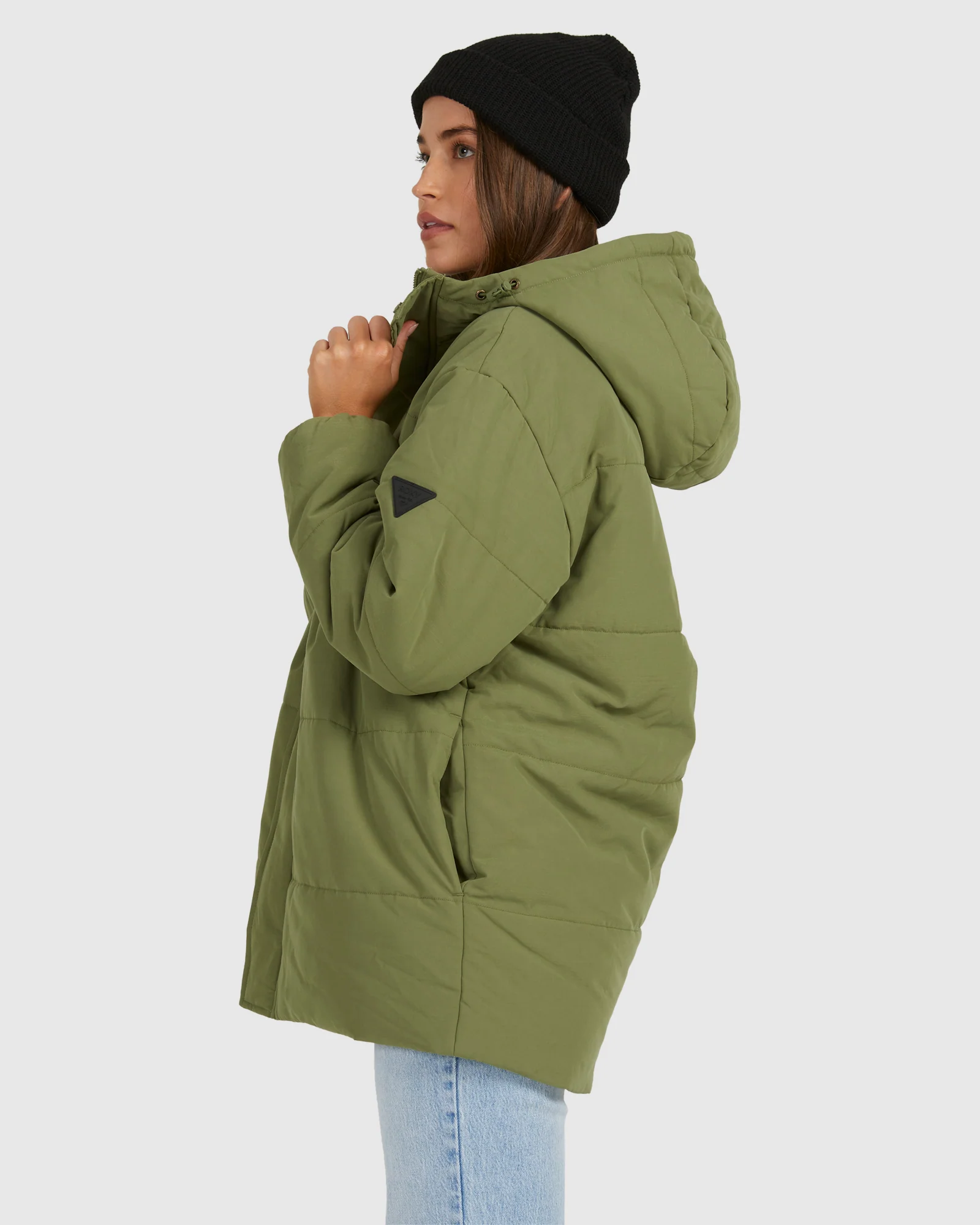 Womens Ocean Ways Puffer Jackets - Image 2